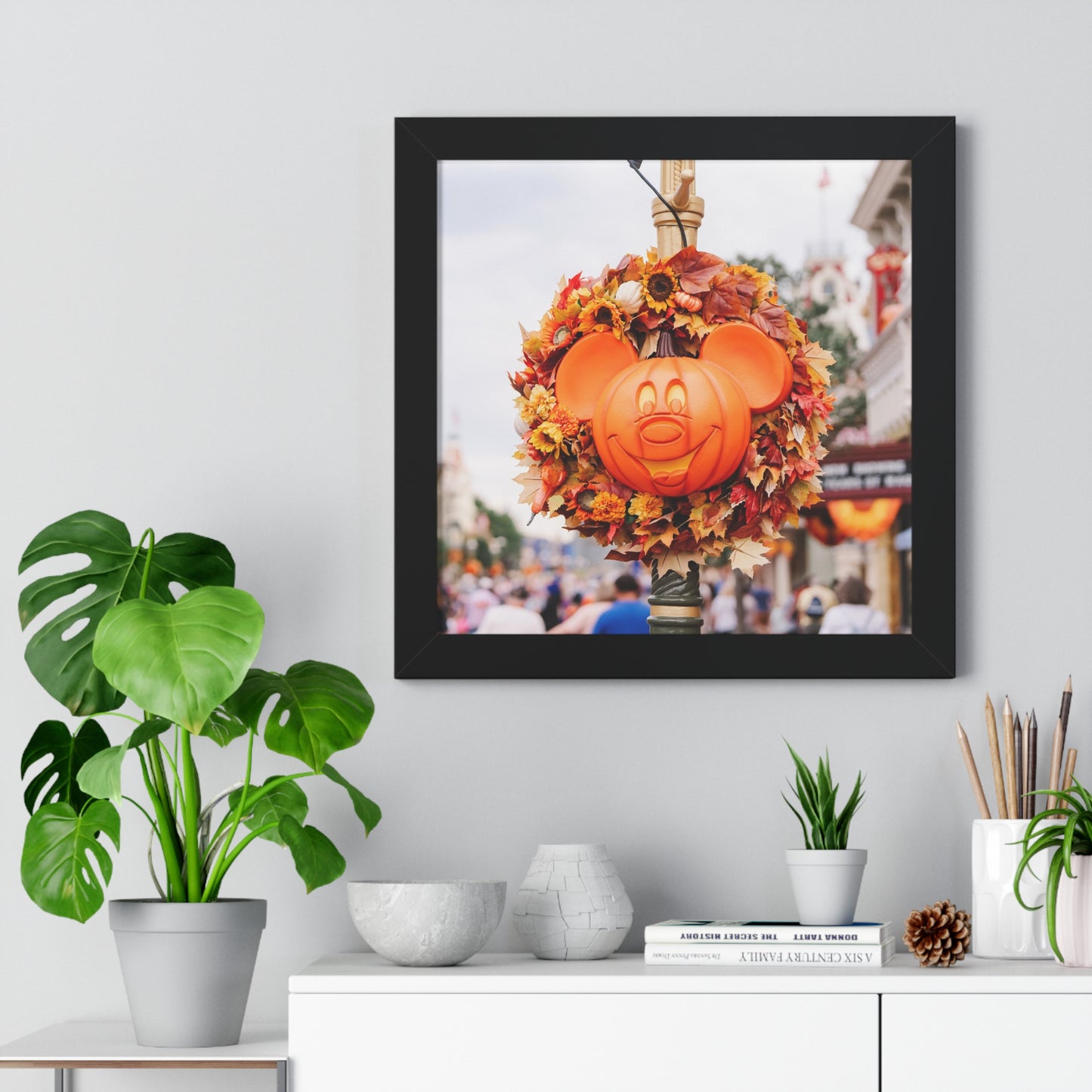 Pumpkin Mouse - Framed Print