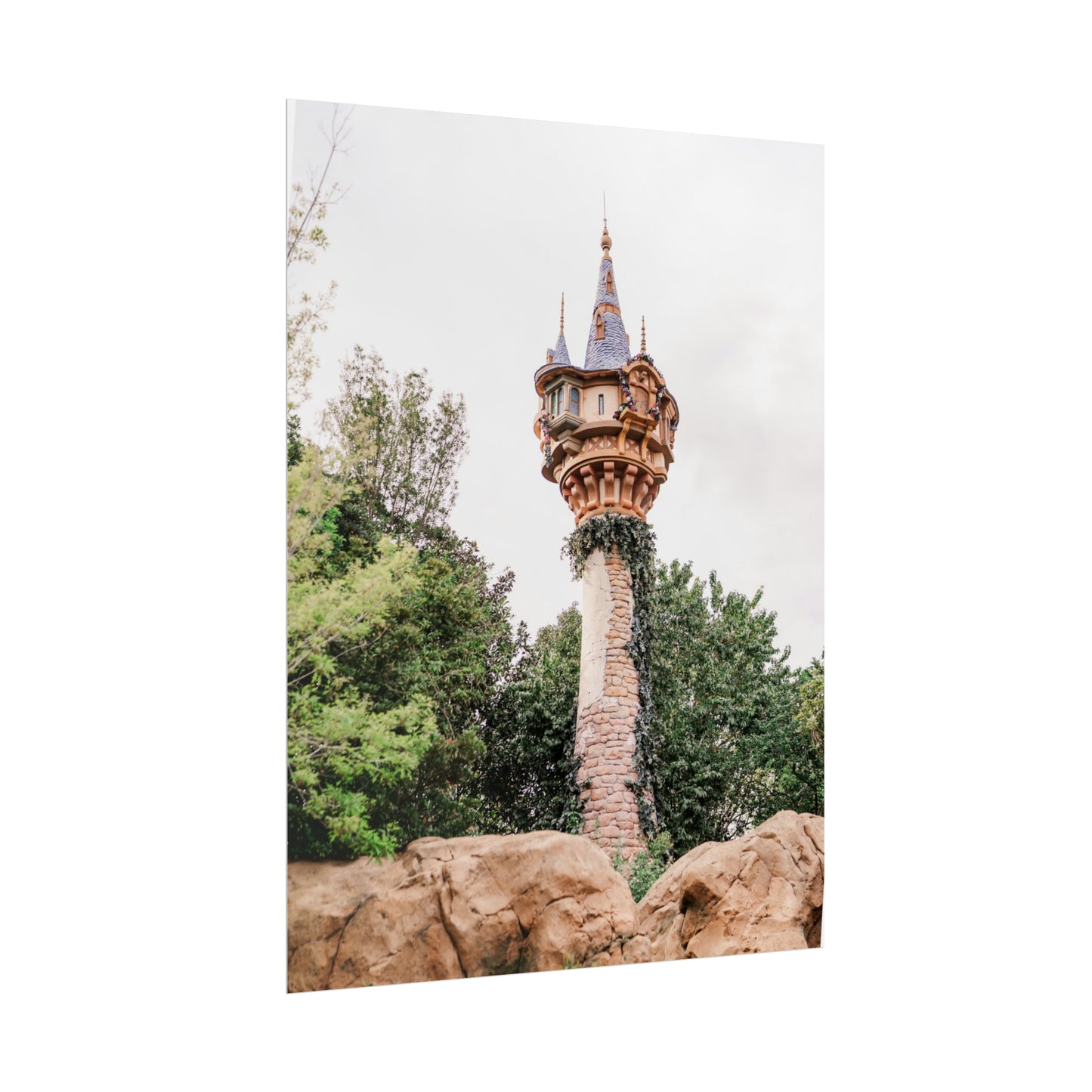 Golden Hair Tower - Unframed Print