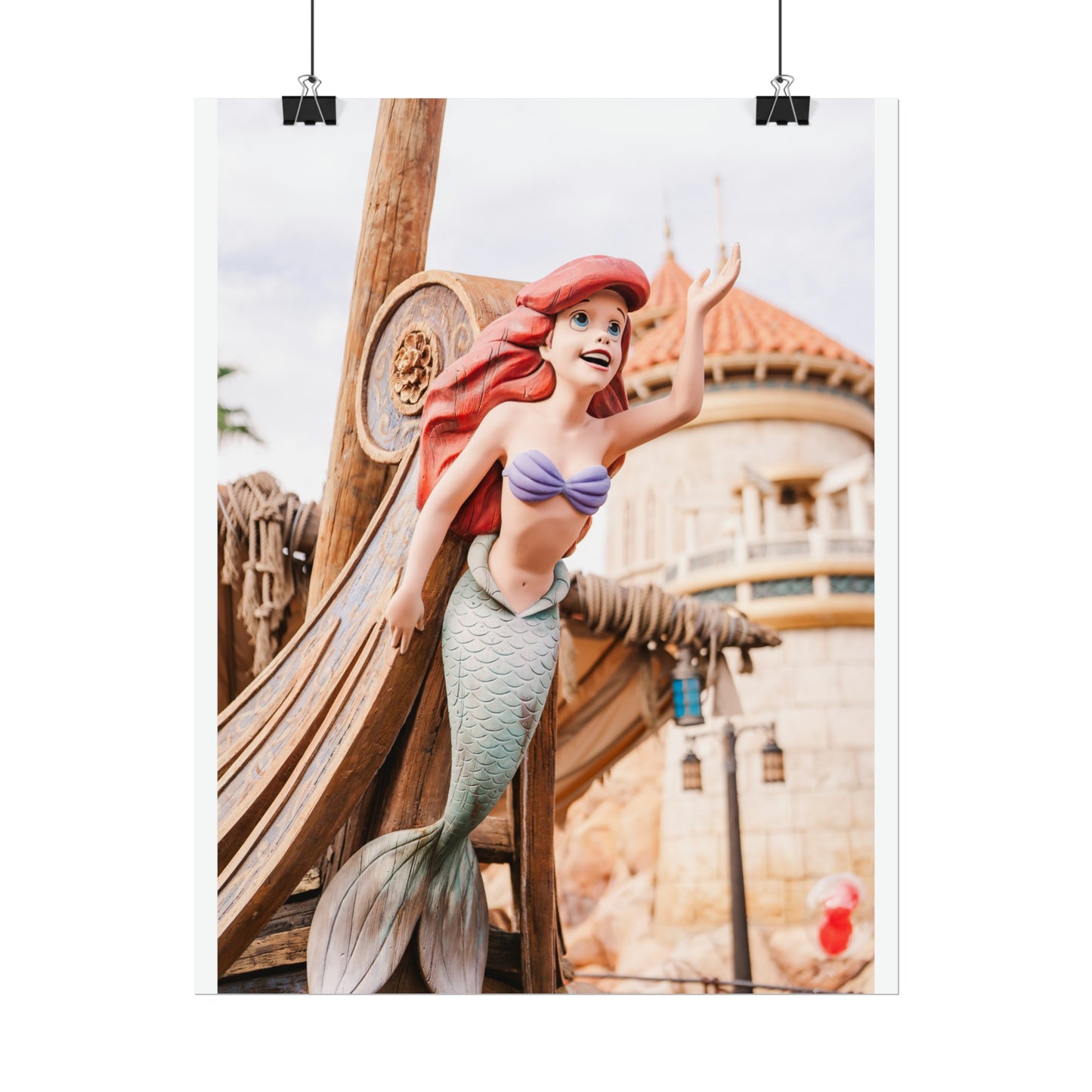 Ship Wrecked Mermaid - Unframed Print