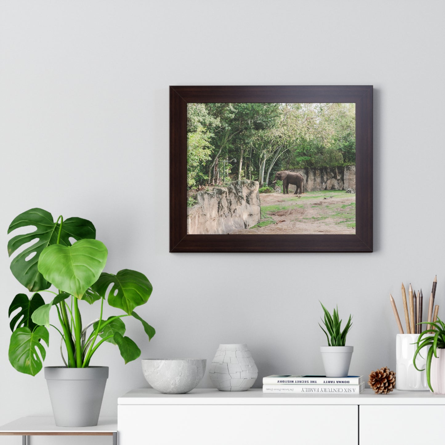 Kingdom Elephant - Framed Print