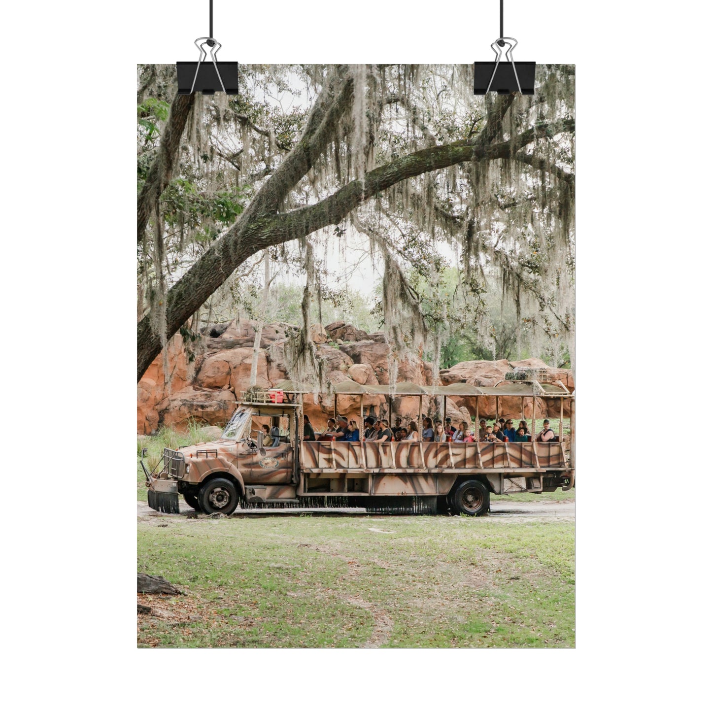 A Safari Truck - Unframed Print