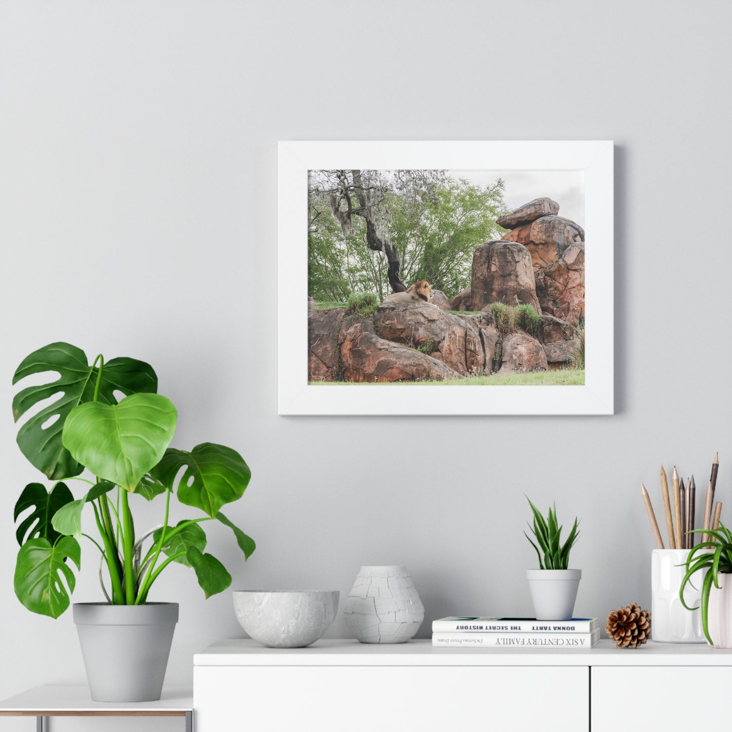 King of the Jungle - Framed Print