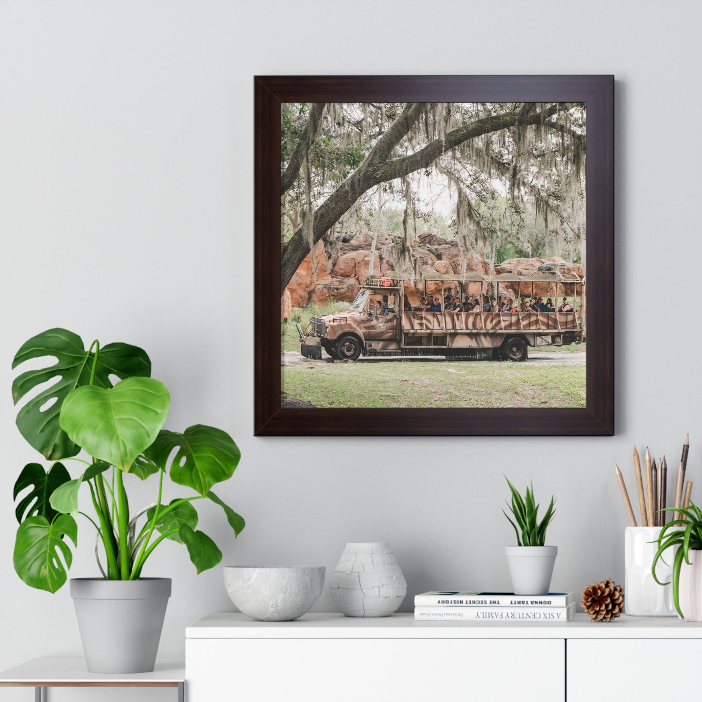 The Animal Realm Safari - Framed Print