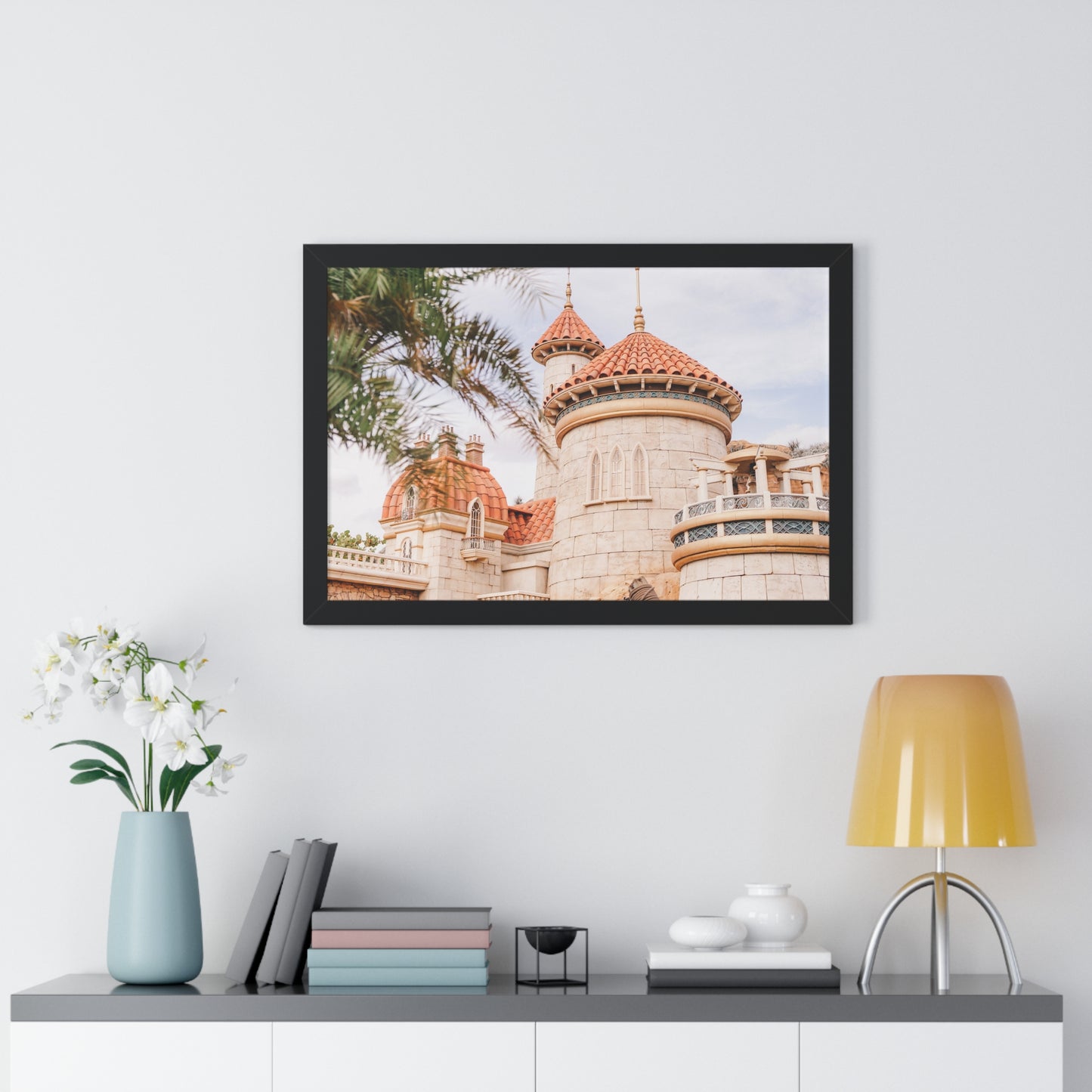 A Mermaid's Castle - Framed Print