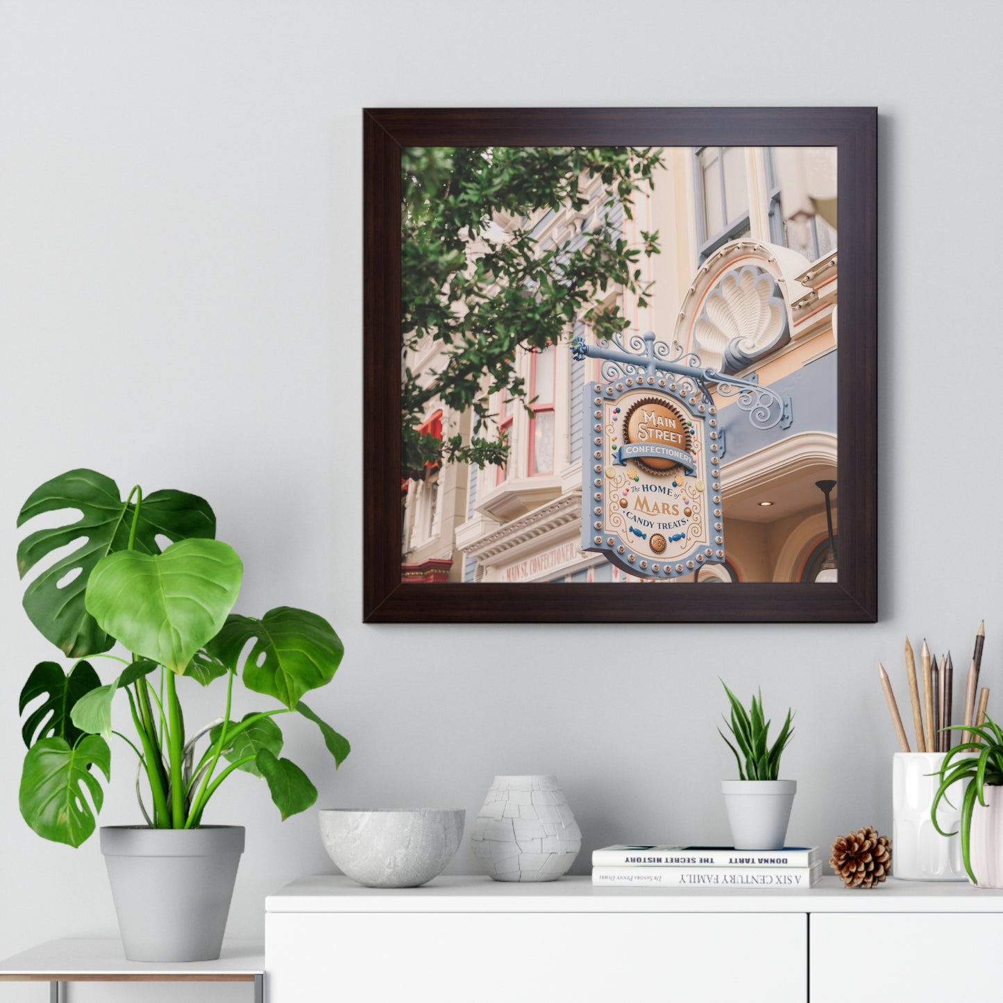 Main Street Sweets - Framed Print