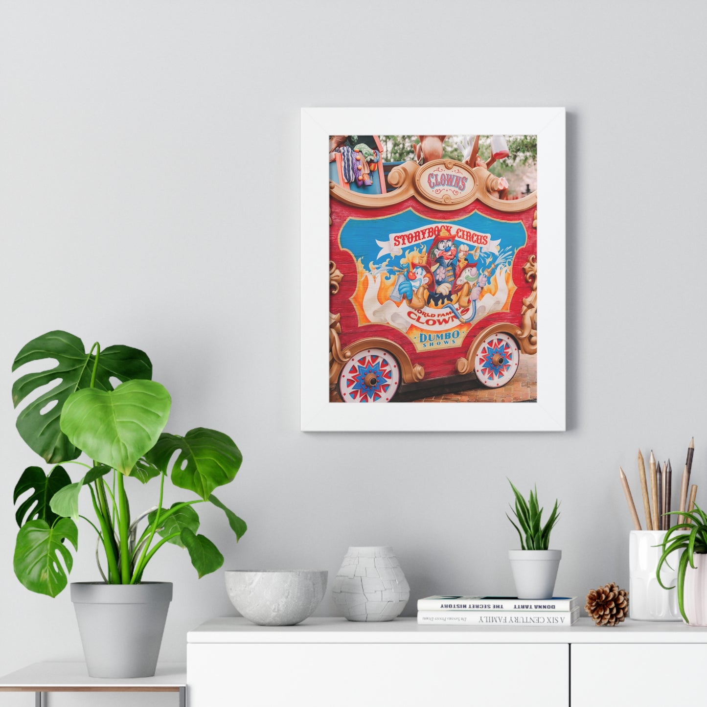 Circus Caravan - Framed Print