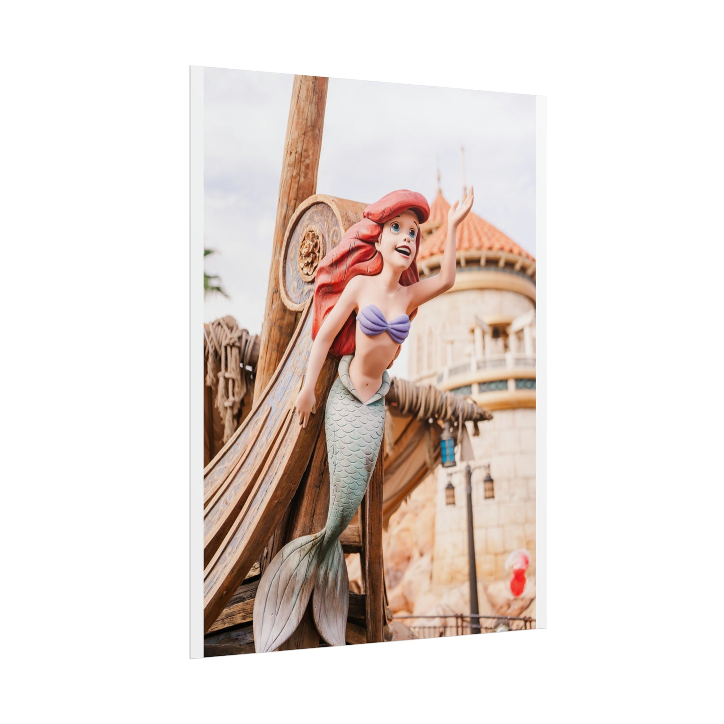 Ship Wrecked Mermaid - Unframed Print