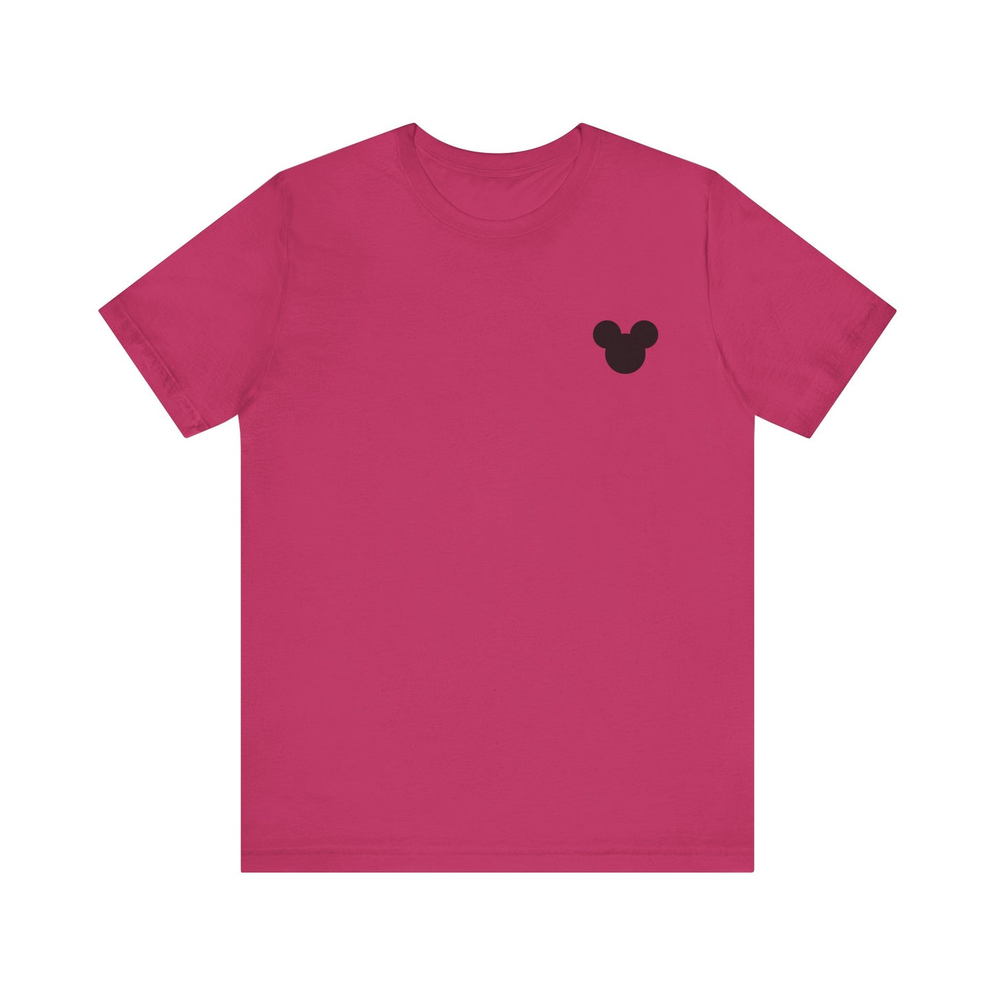 Pink Castle with Mickey on Front T-Shirt