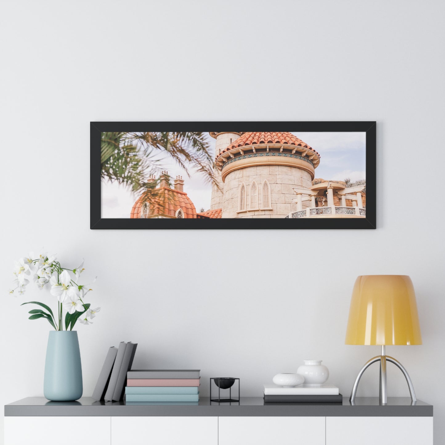 A Mermaid's Castle - Framed Print