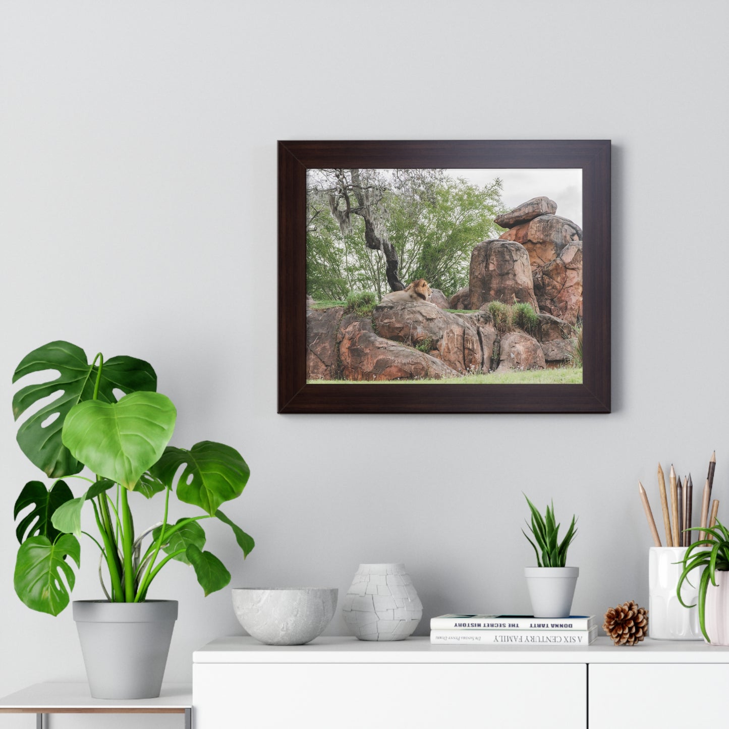 King of the Jungle - Framed Print