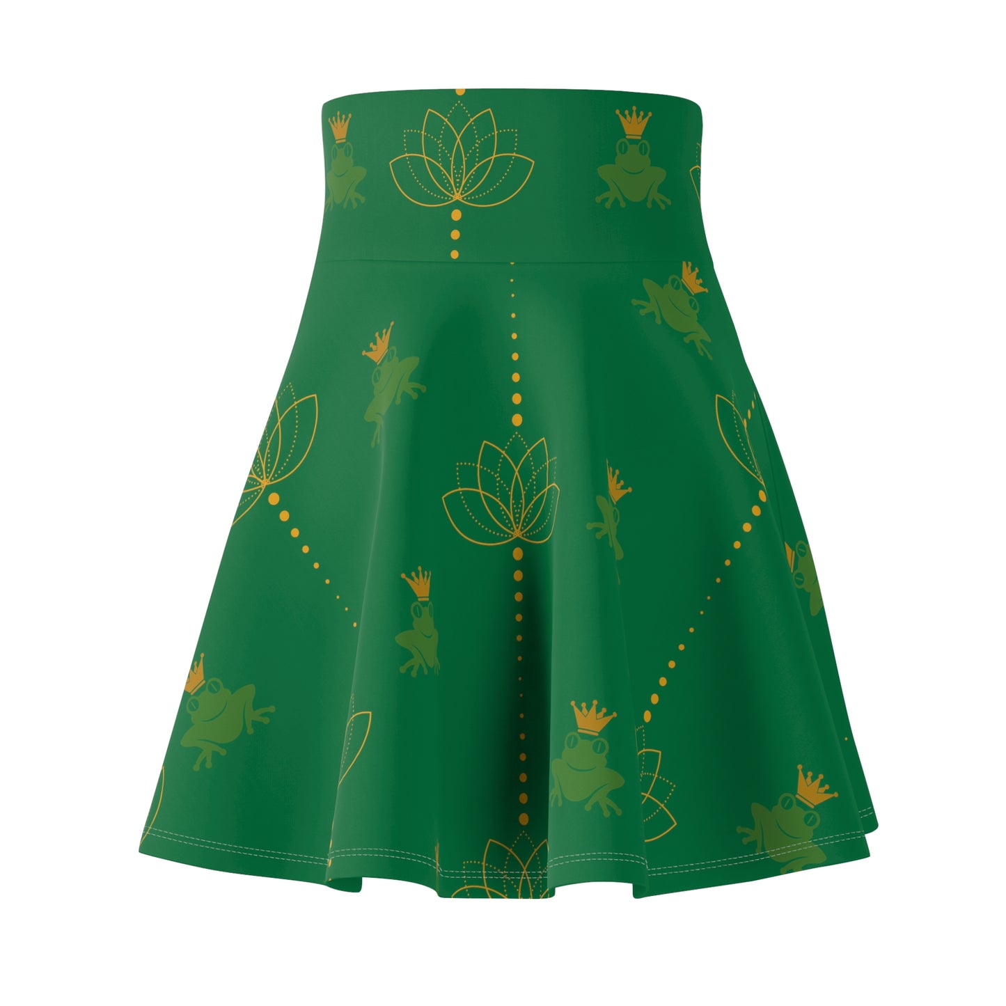 Lotus & Frog Prince | Women's Skater Skirt