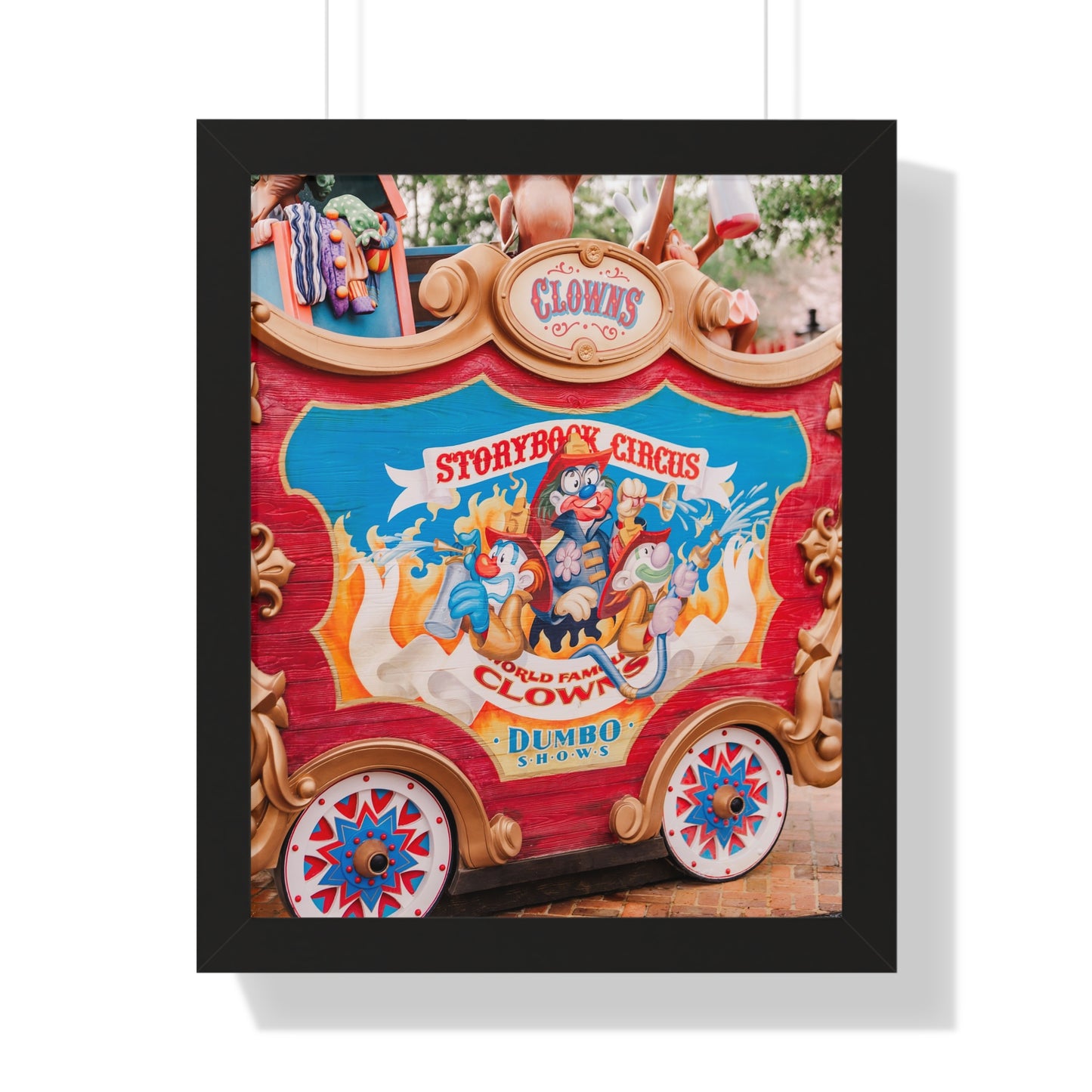 Circus Caravan - Framed Print