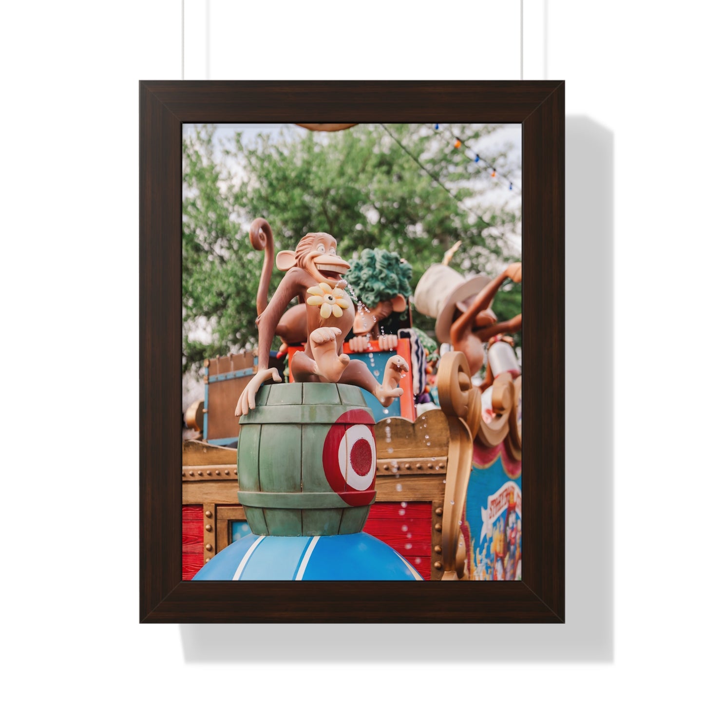 Monkey Around at the Circus - Framed Print