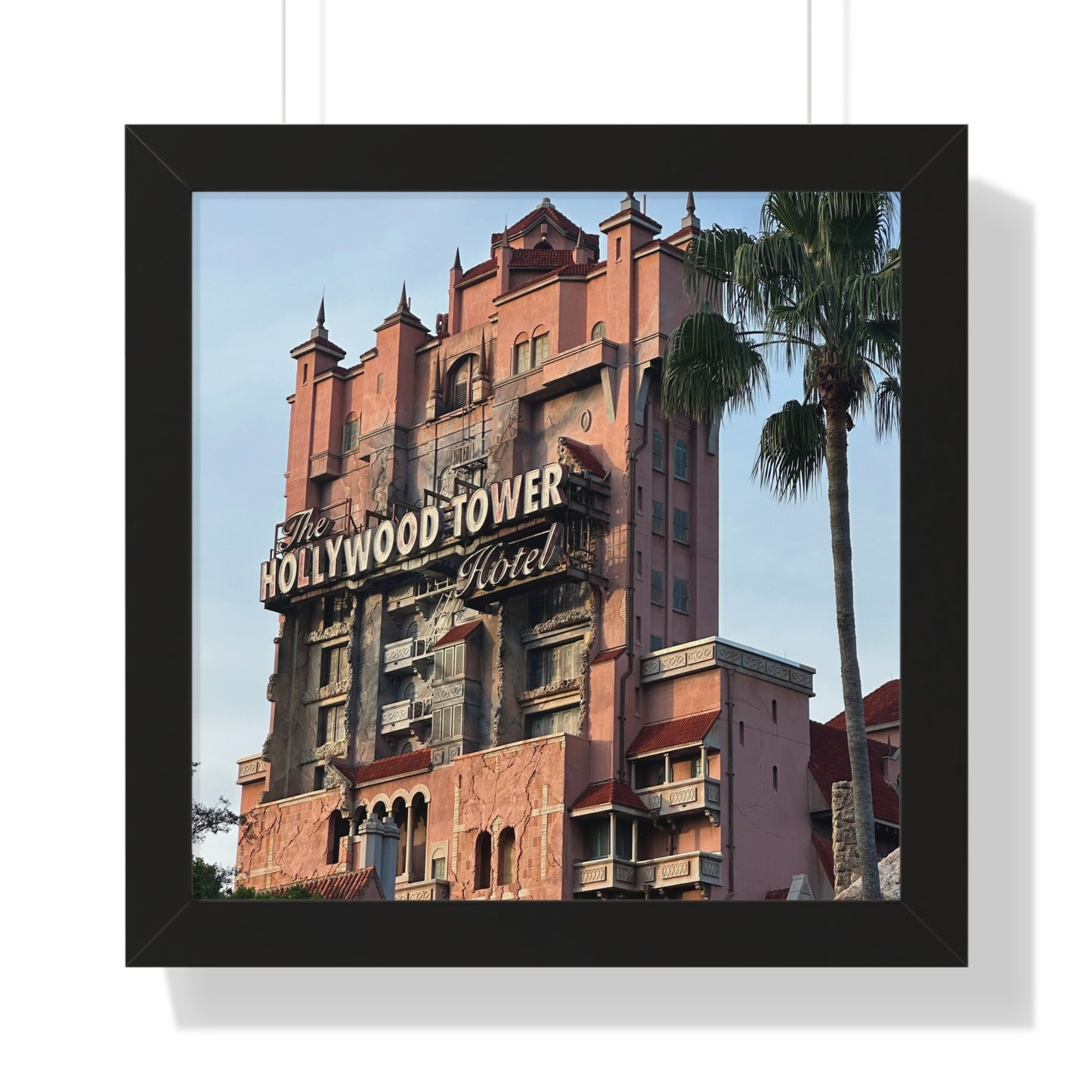 Hollywood Tower Hotel - Framed Print