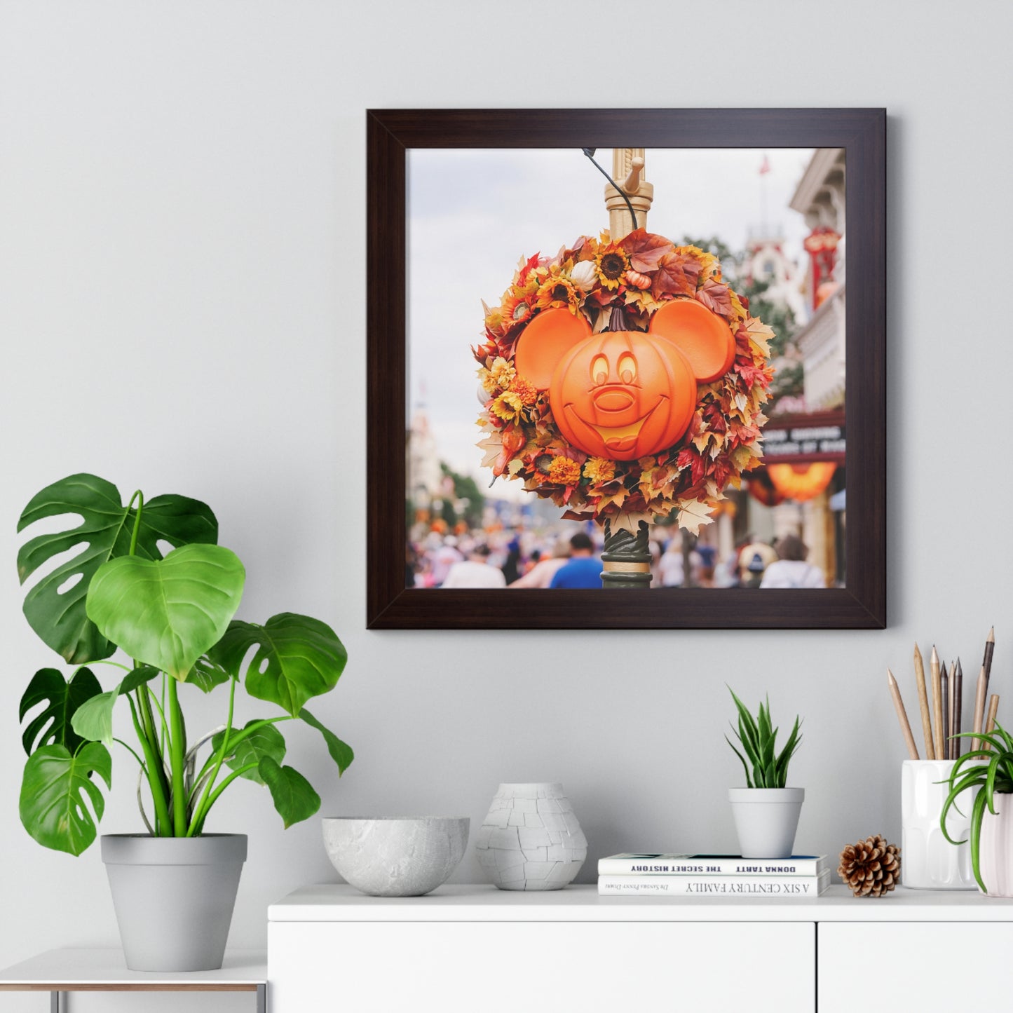 Pumpkin Mouse - Framed Print