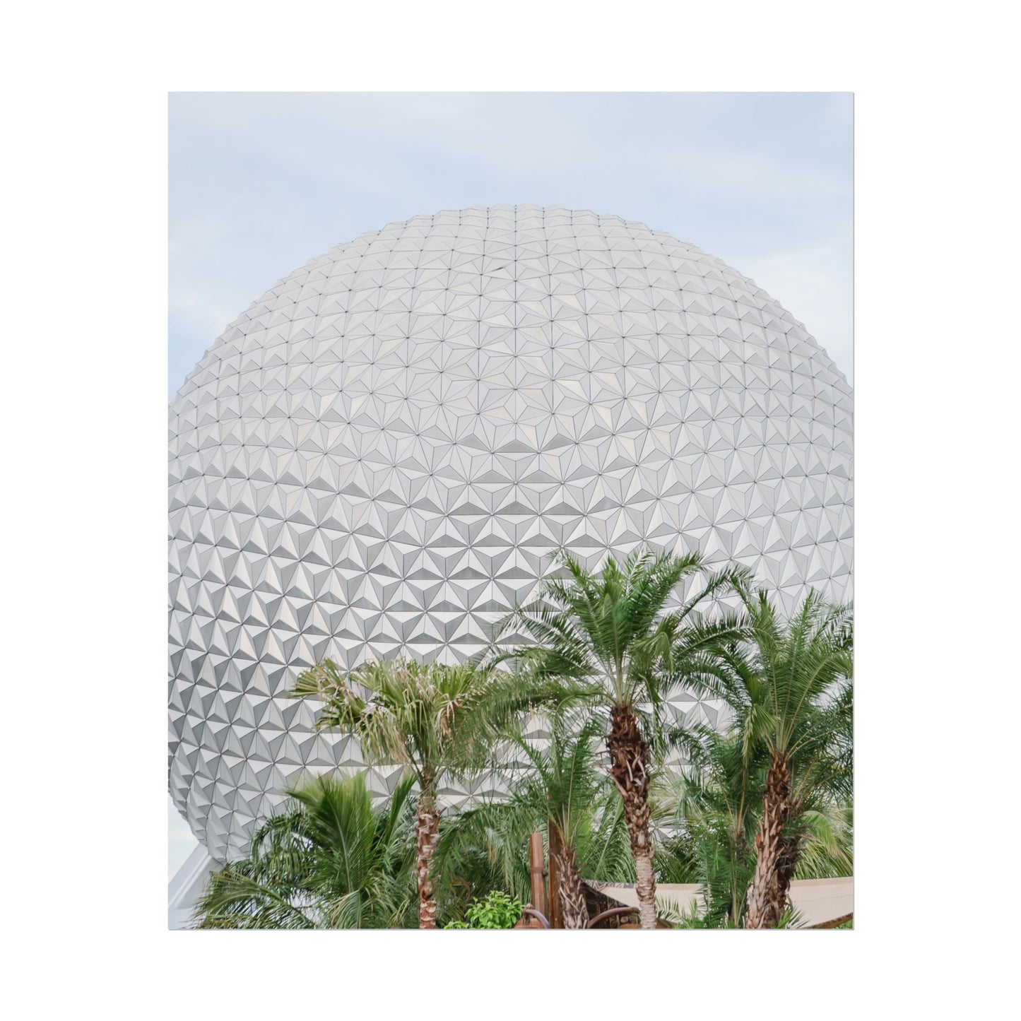 Tropical Golf Ball - Unframed Print