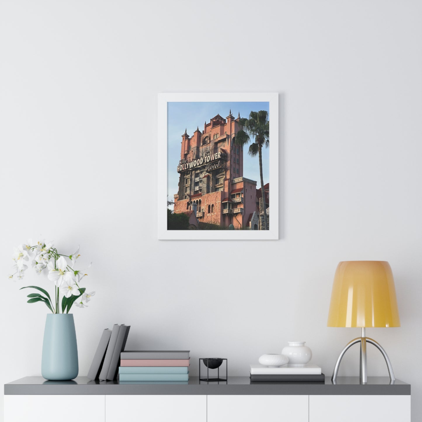 Hollywood Tower Hotel - Framed Print