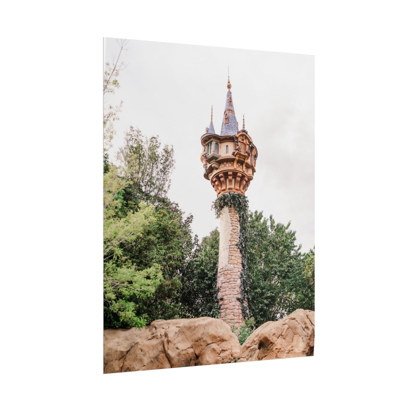 Golden Hair Tower - Unframed Print