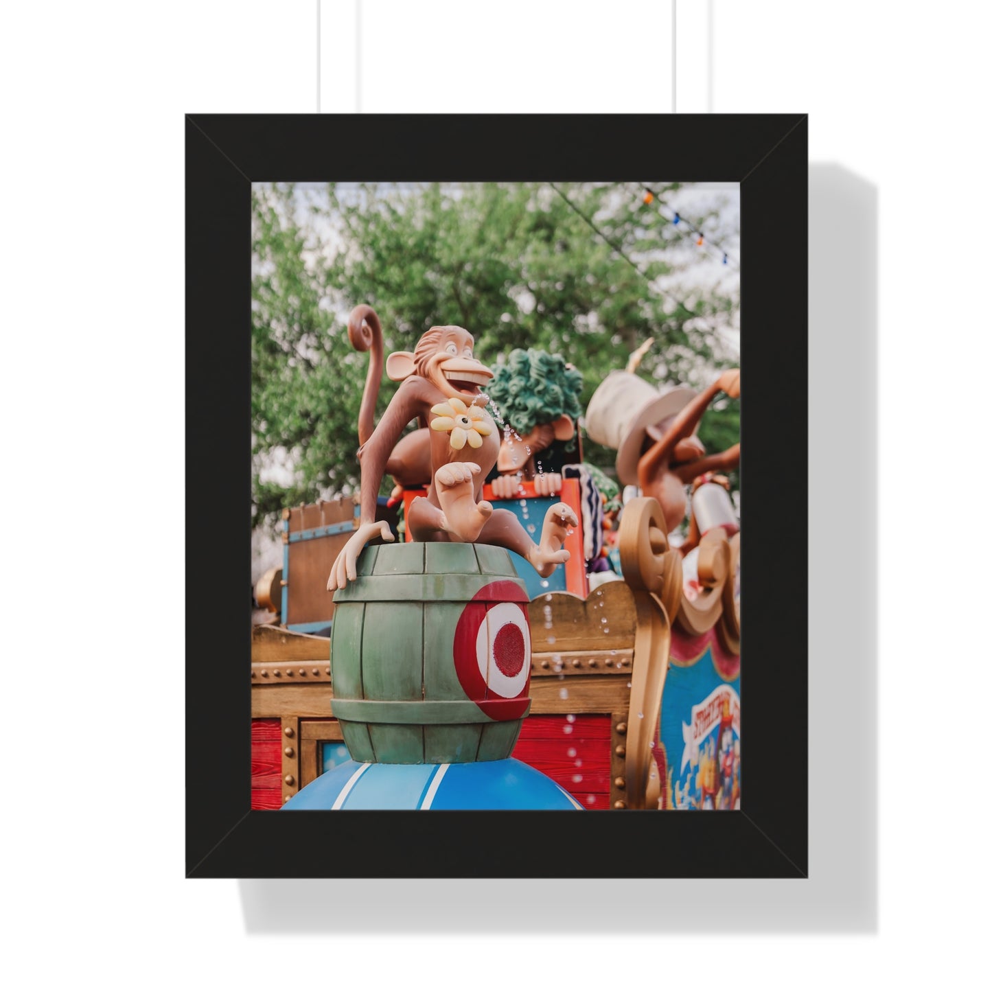 Monkey Around at the Circus - Framed Print