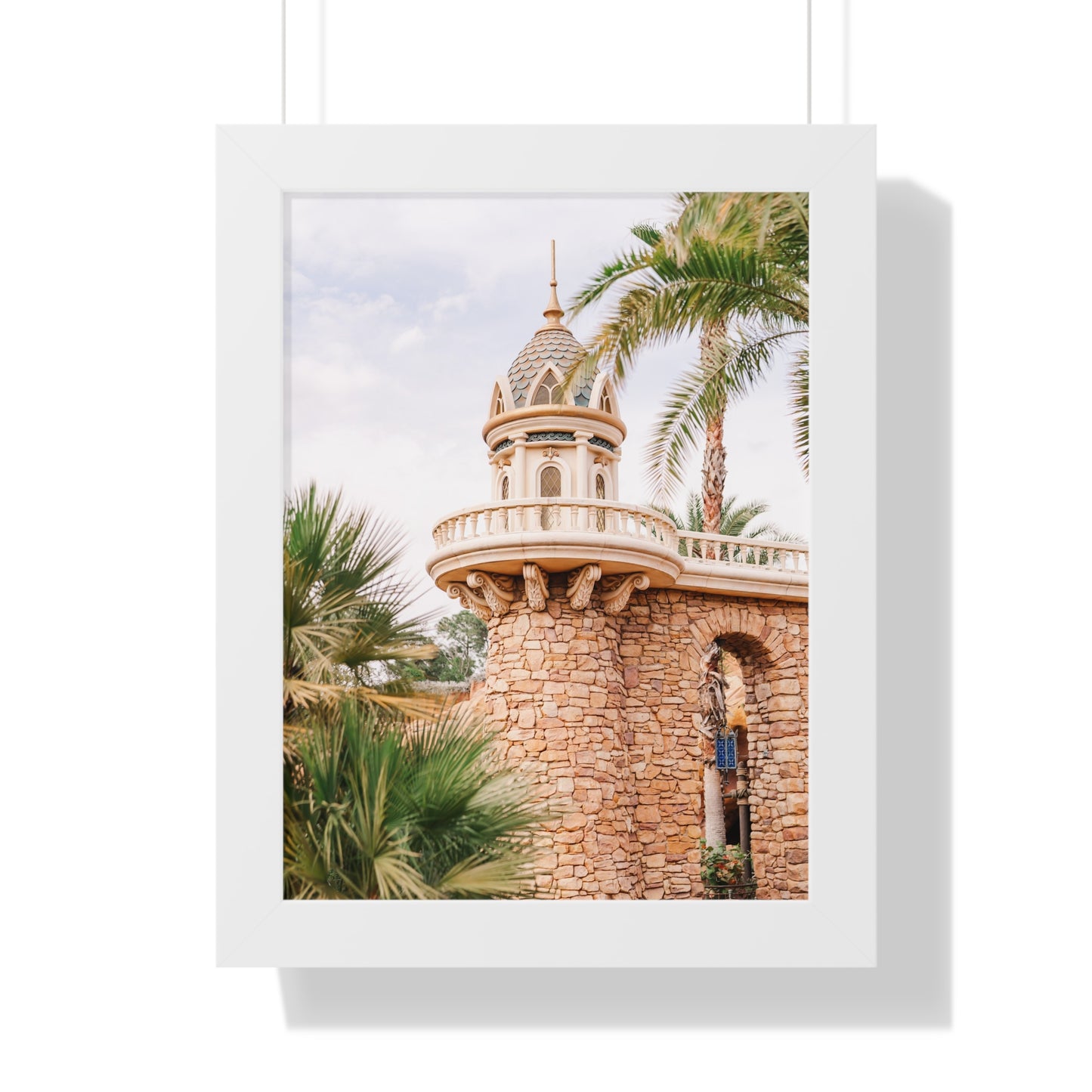 Mermaid's Castle Pillar - Framed Print