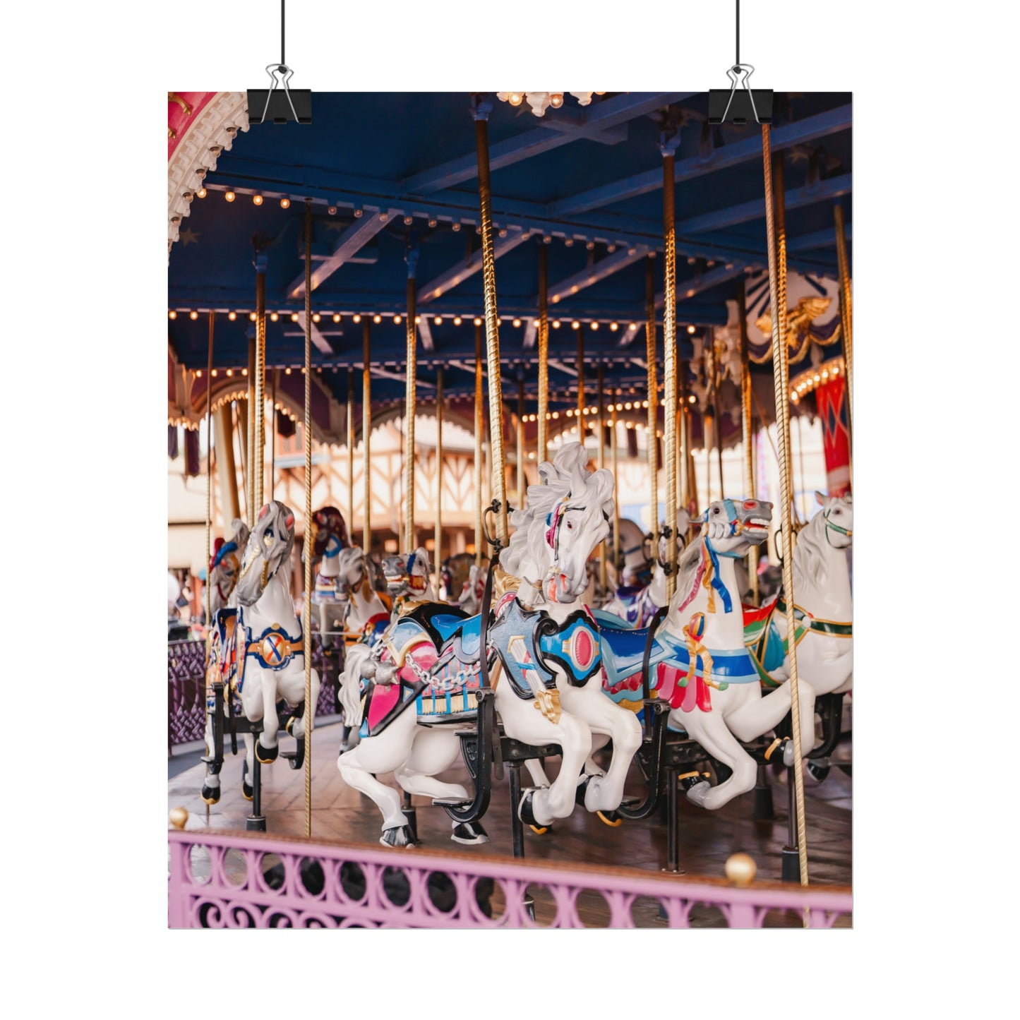 Carousel Magic - Unframed Print