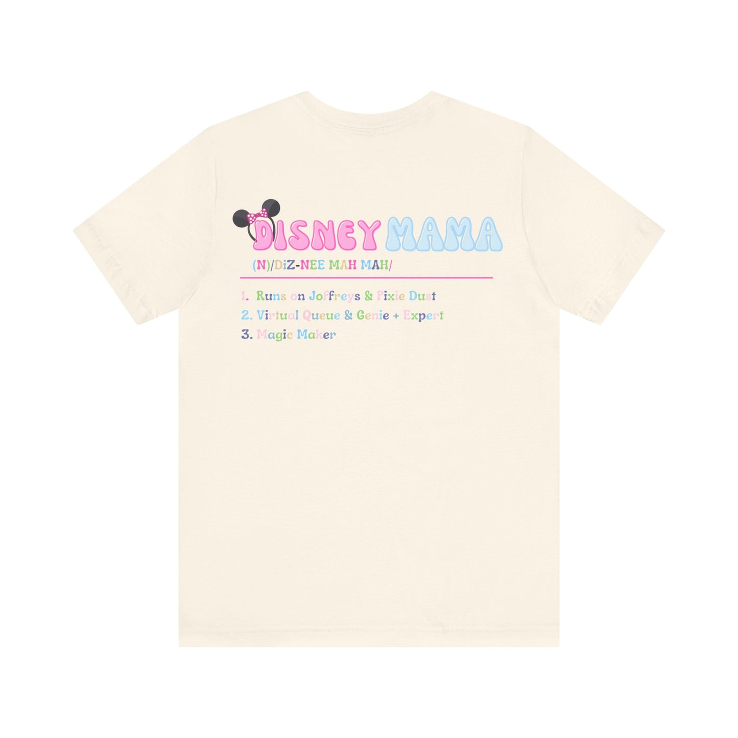 Definition of Disney Mama Front & Back T-Shirt