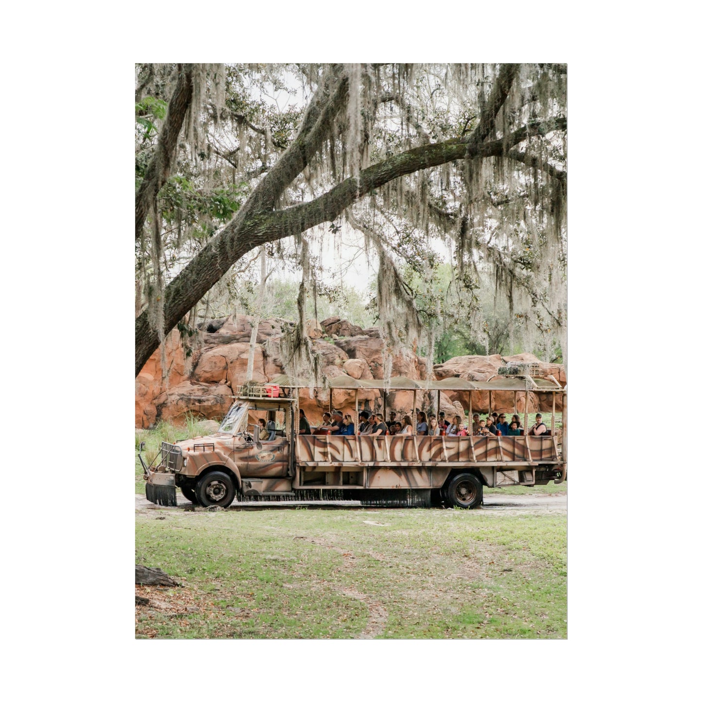 A Safari Truck - Unframed Print