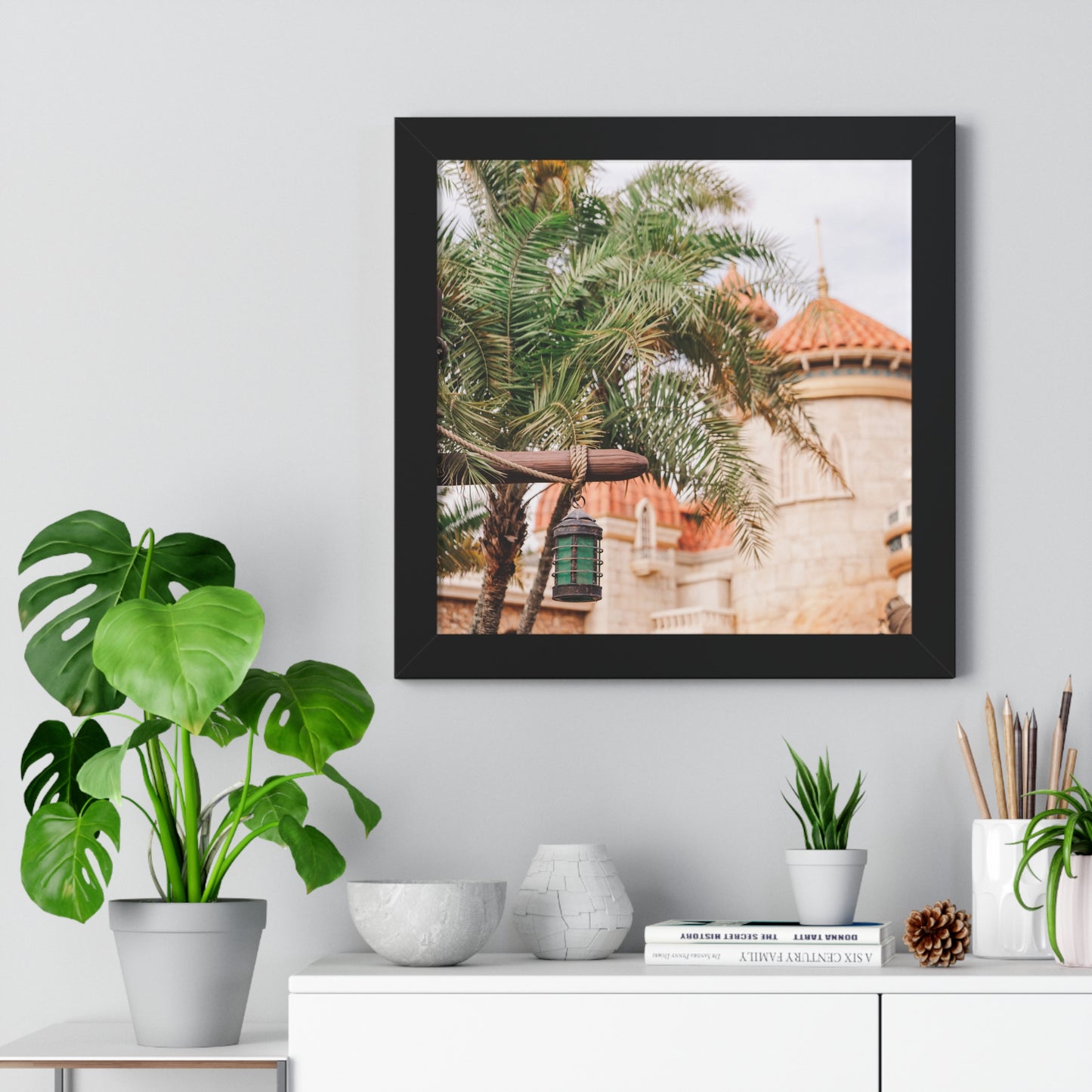 A Mermaid Palm - Framed Print