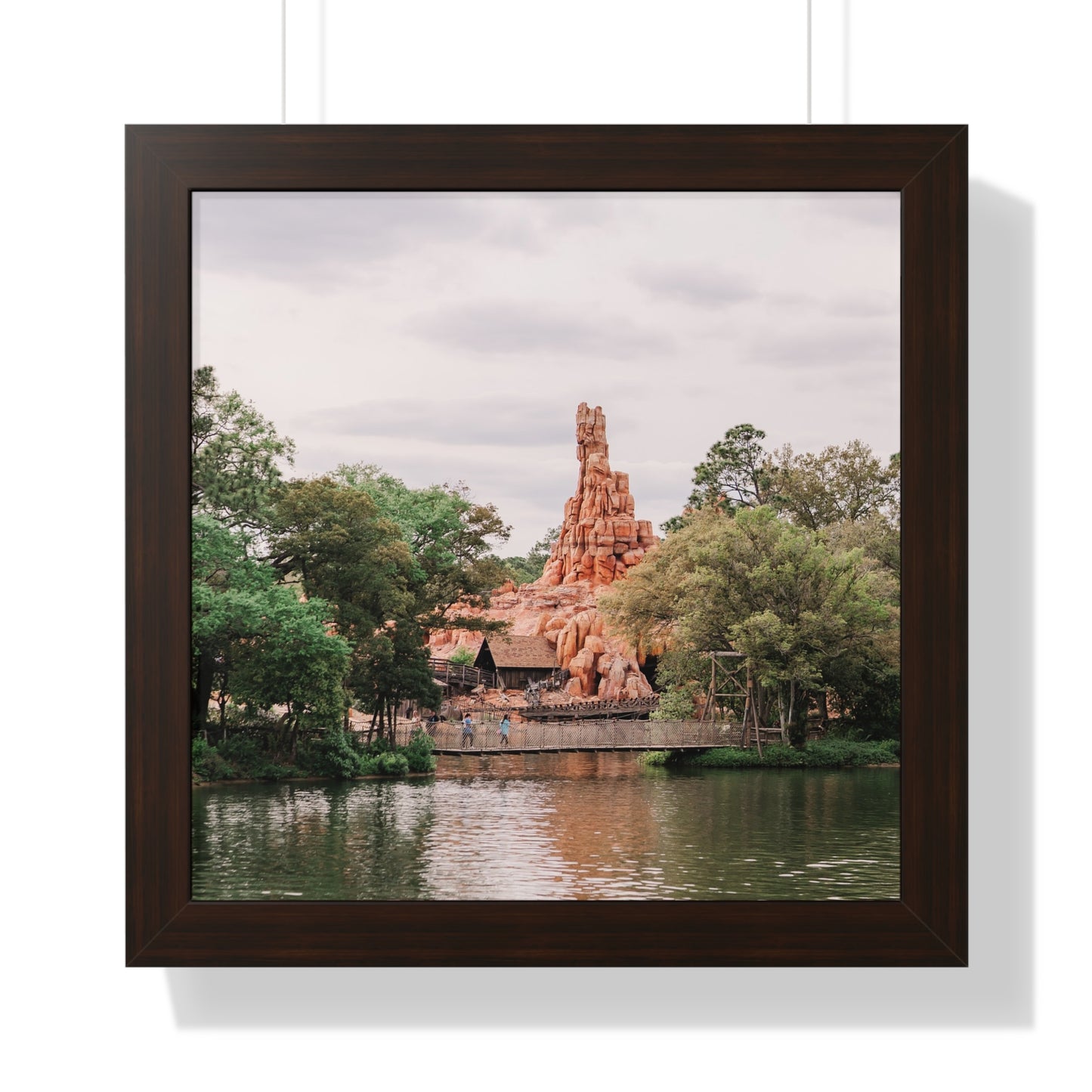 Large Thunder Mountain - Framed Print