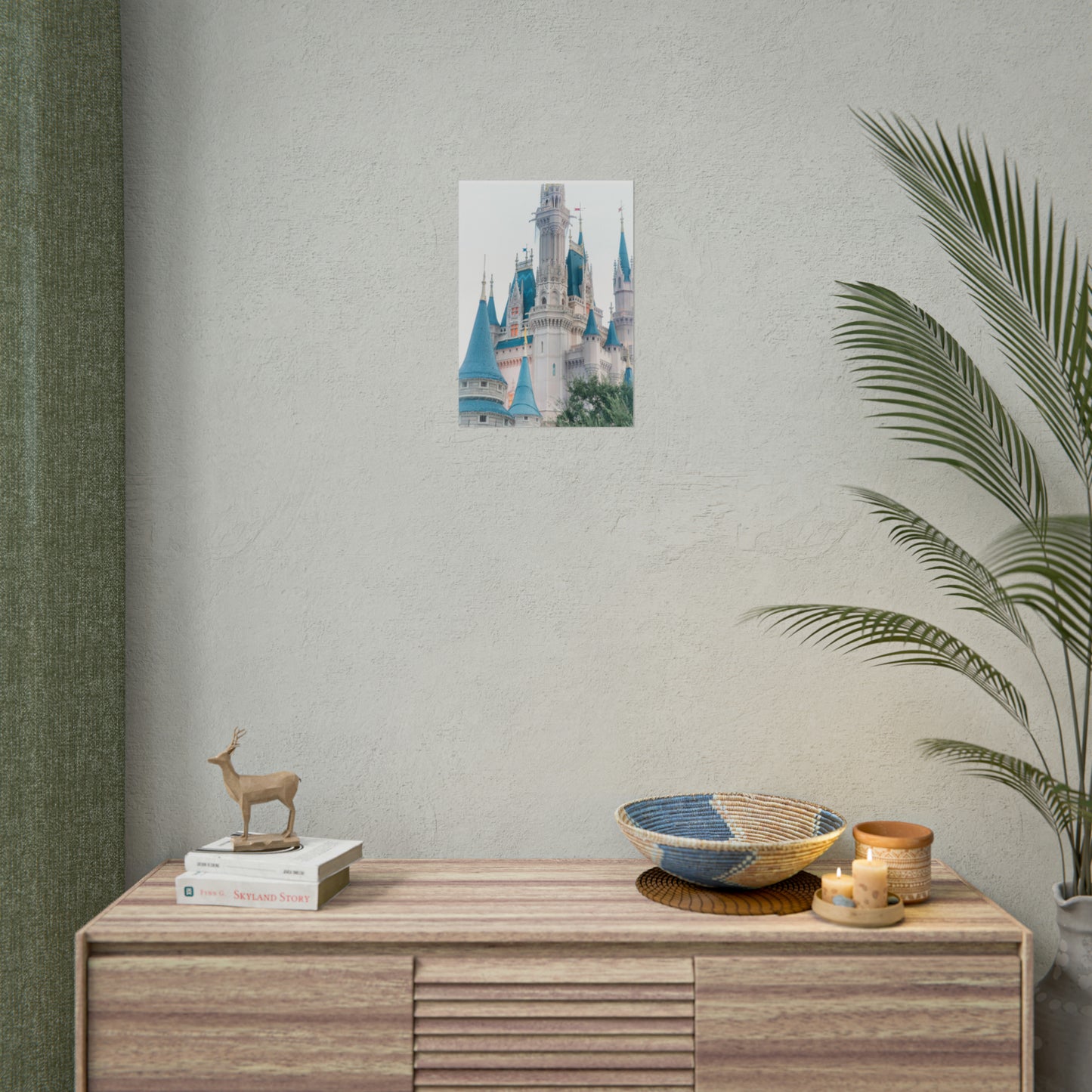 Retro Castle - Unframed Print