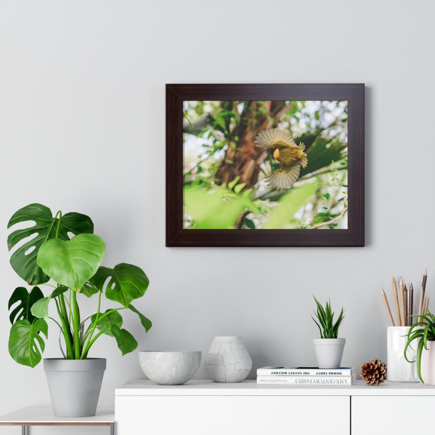 Flight in the Animal Realm - Framed Print