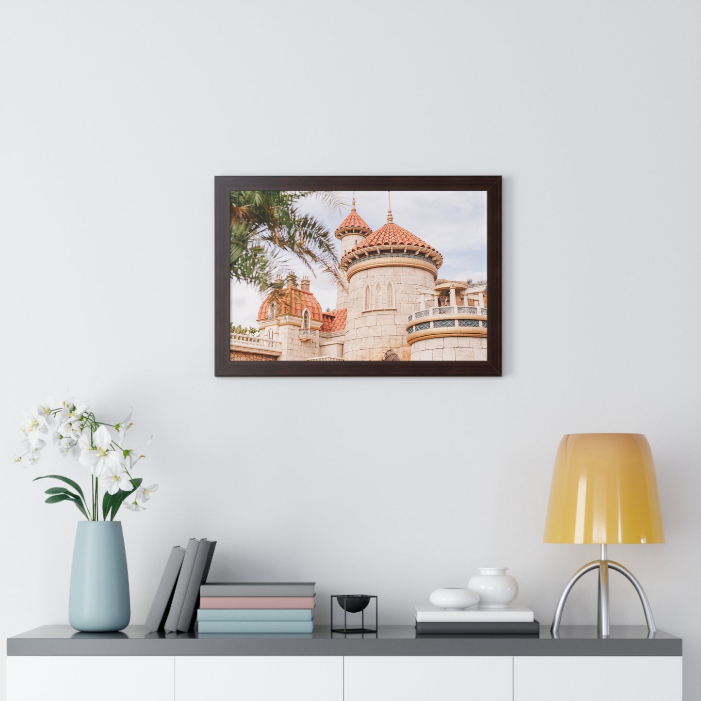 A Mermaid's Castle - Framed Print