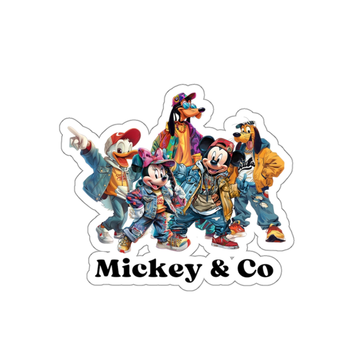 90's Mickey Gang - Sticker