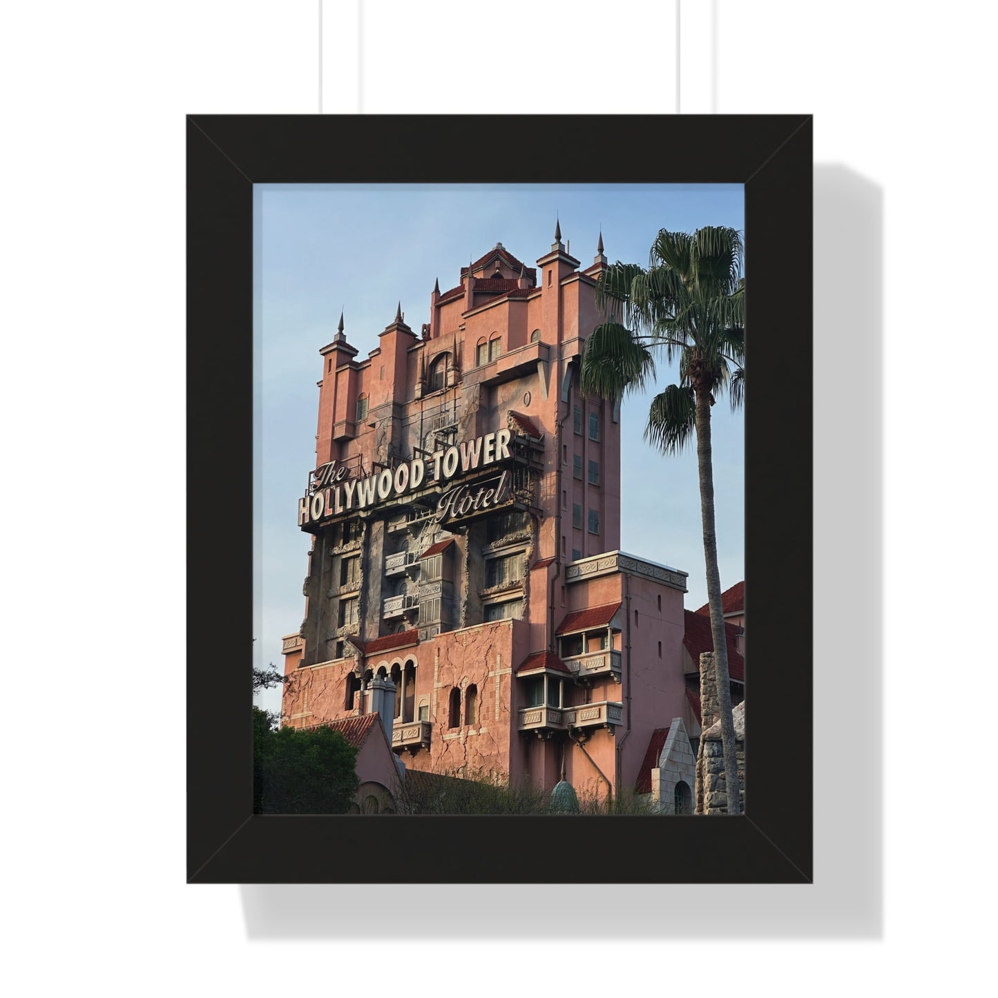 Hollywood Tower Hotel - Framed Print