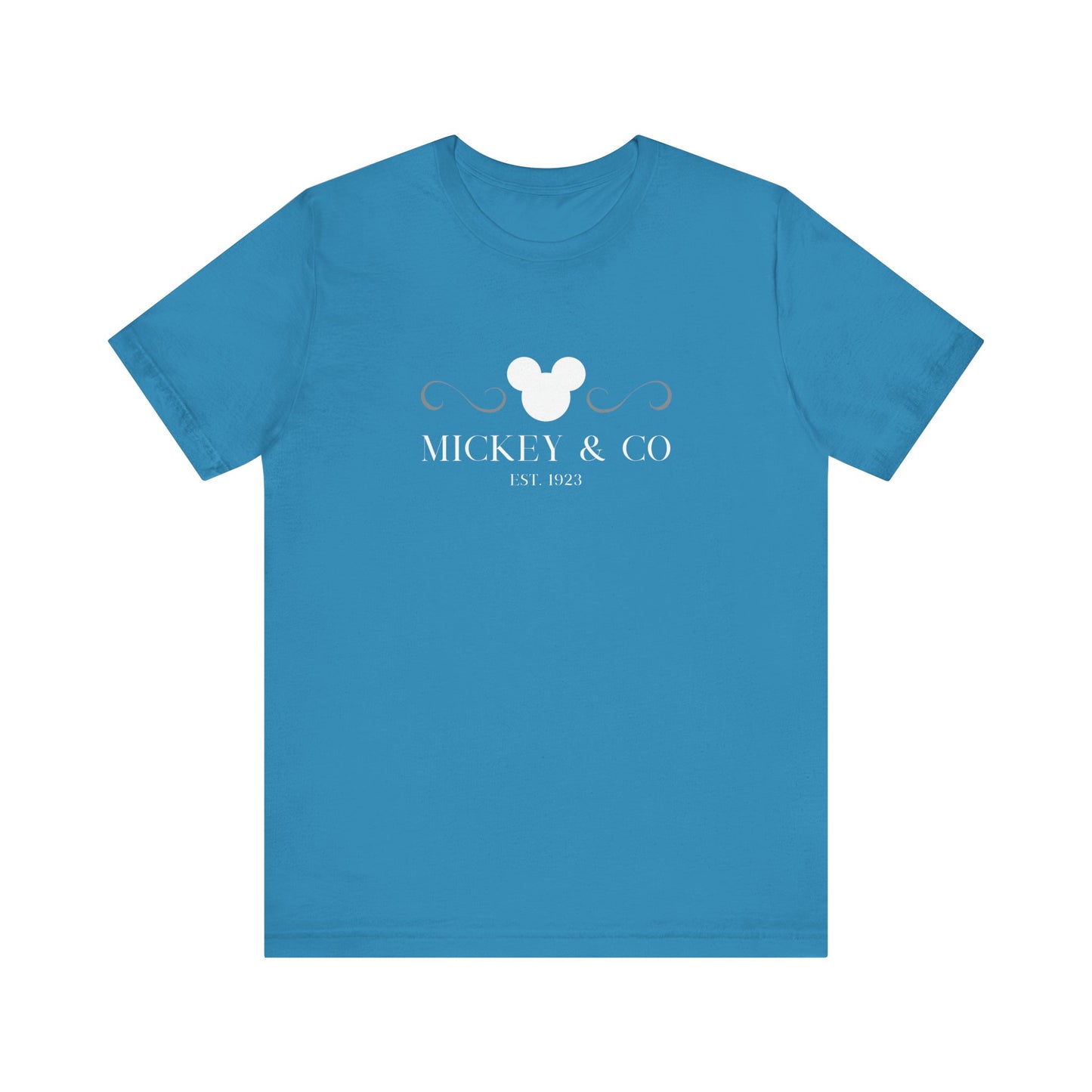 Mickey & Co White Lettering T-Shirt