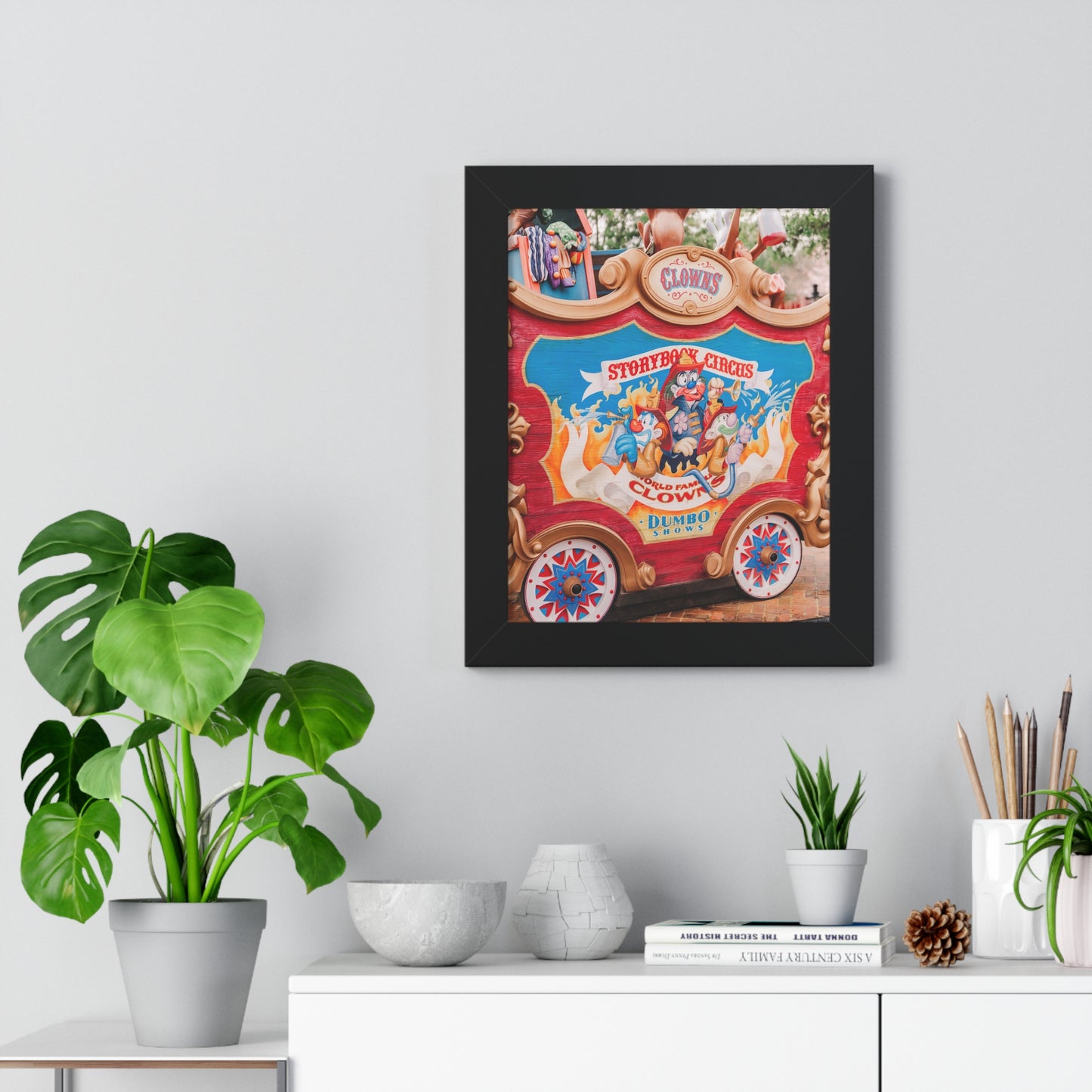 Circus Caravan - Framed Print