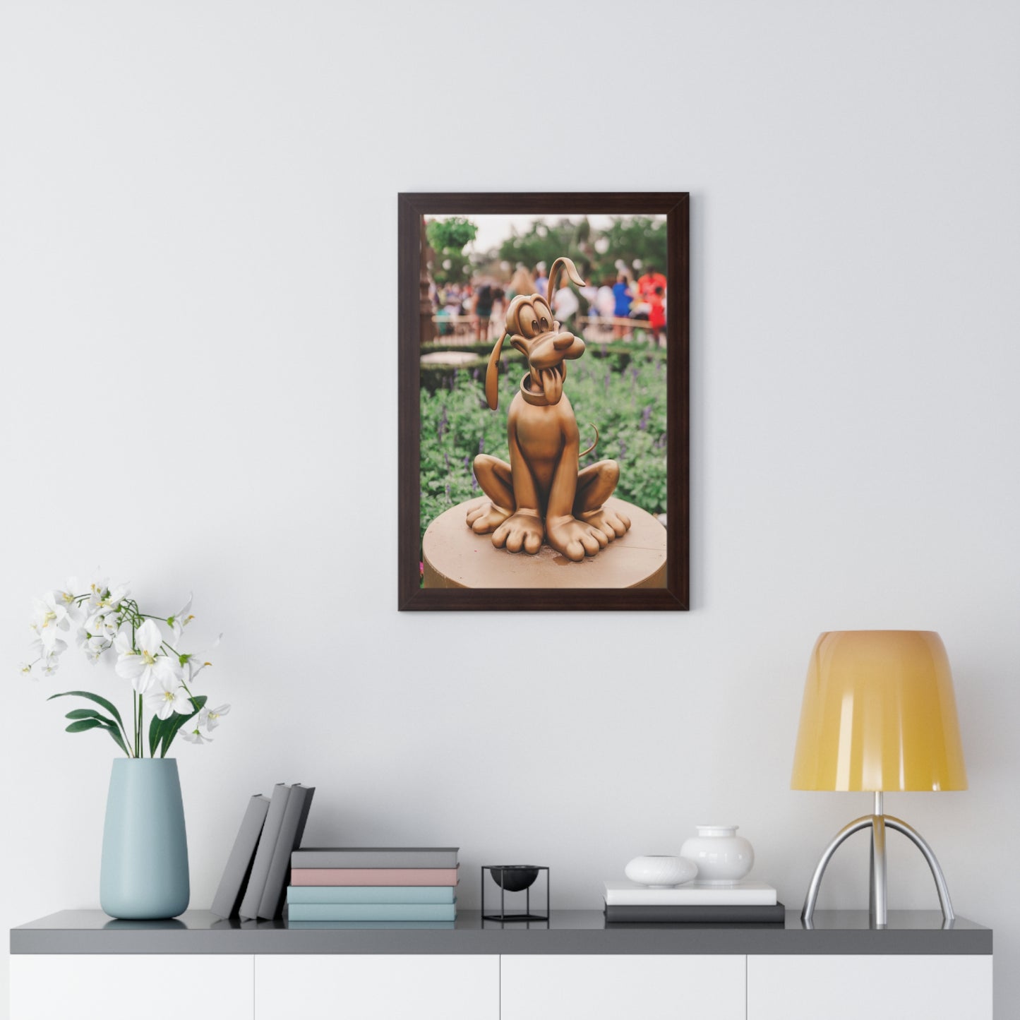 Golden Magical Dog - Framed Print