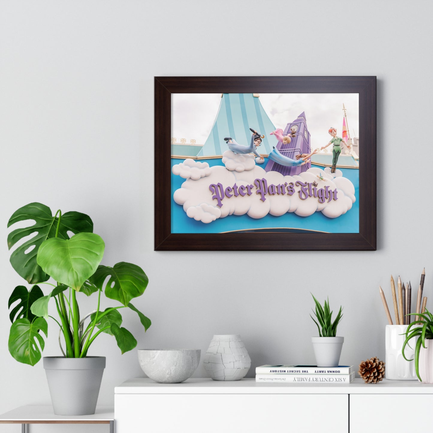 Flying Boy Print WDW