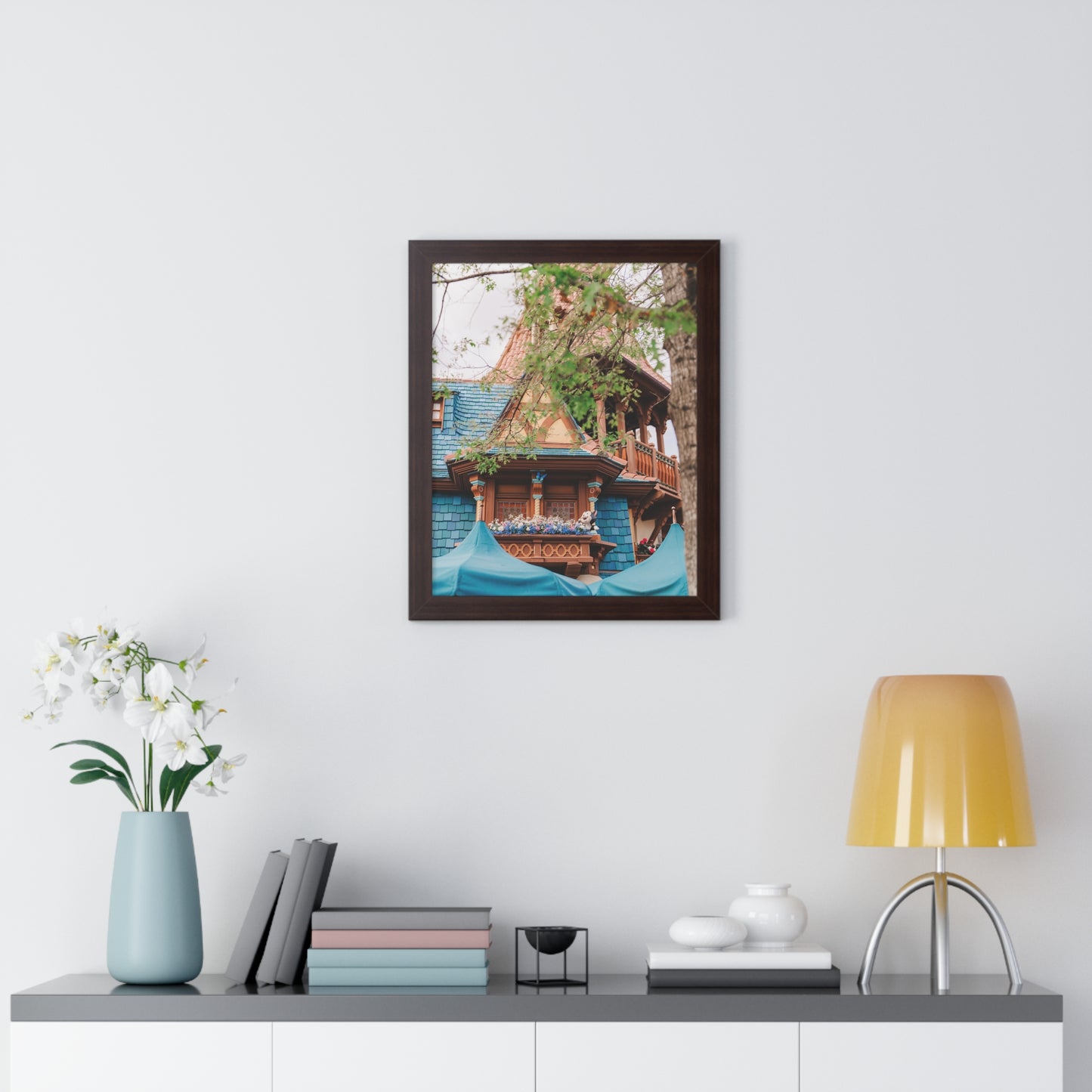 Wooden Boy's Home - Framed Print