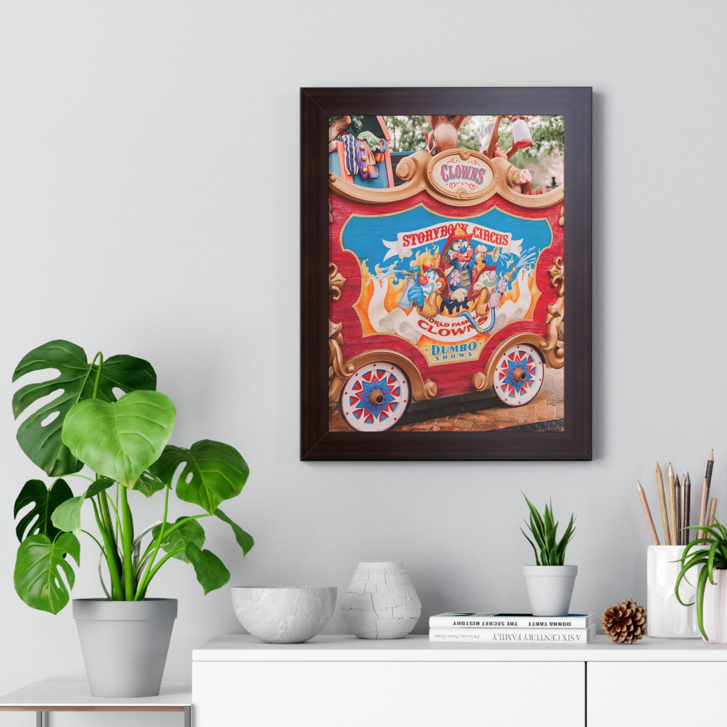 Circus Caravan - Framed Print