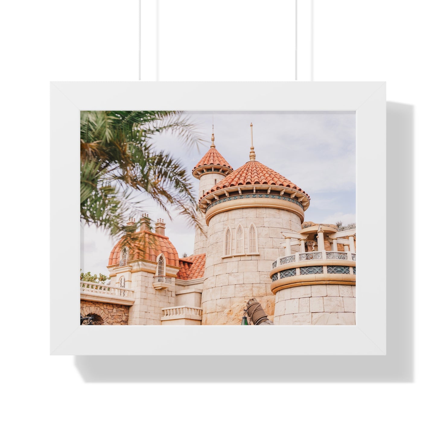 A Mermaid's Castle - Framed Print