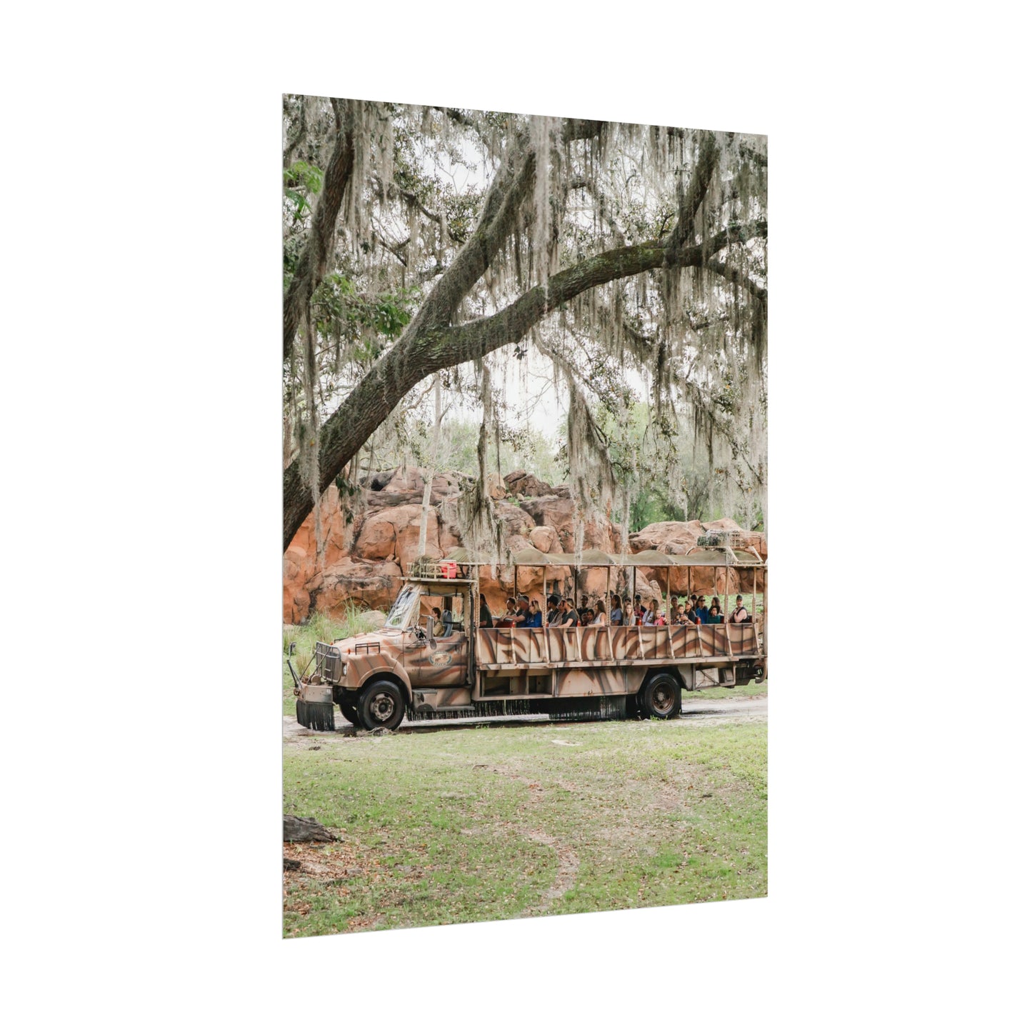 A Safari Truck - Unframed Print