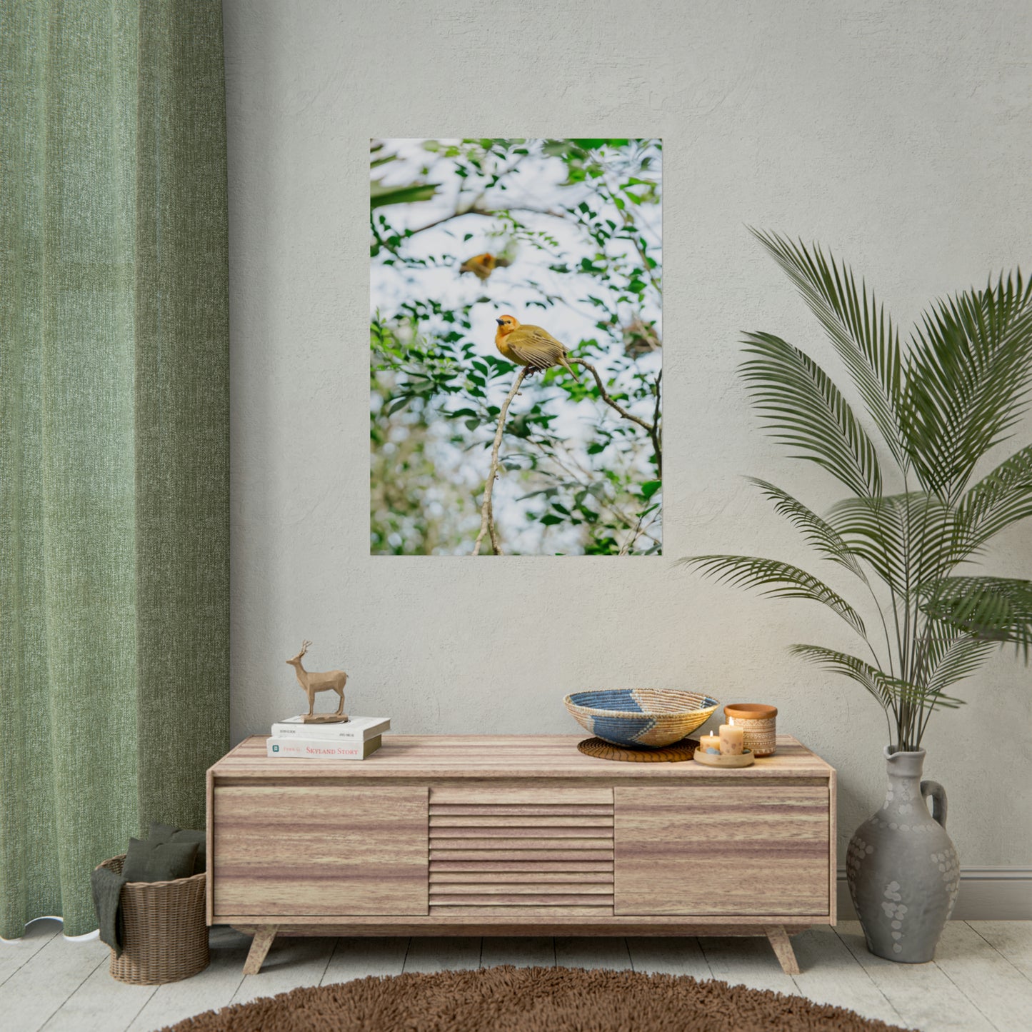 Serene Yellow - Unframed Print