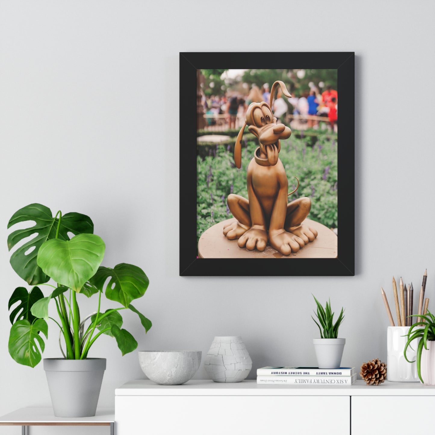 Golden Magical Dog - Framed Print