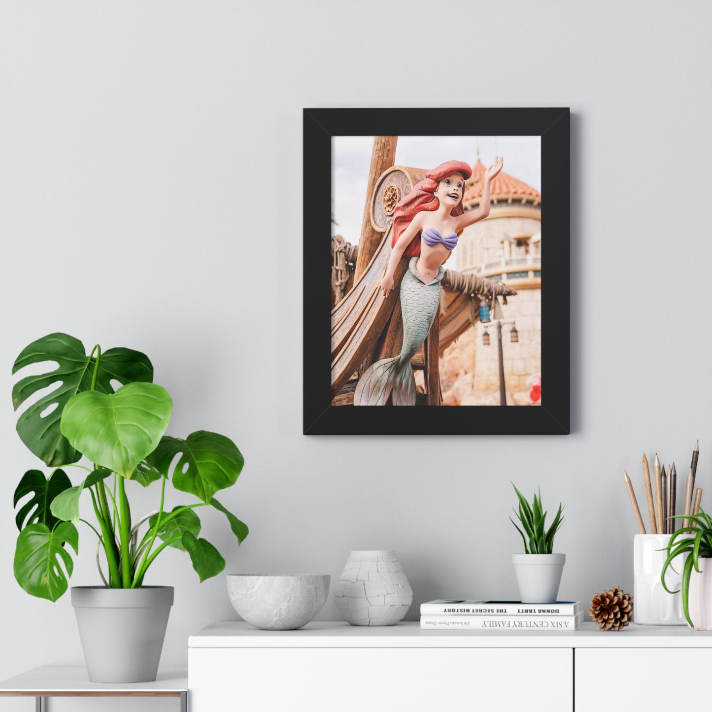 Mermaid Ship - Framed Print