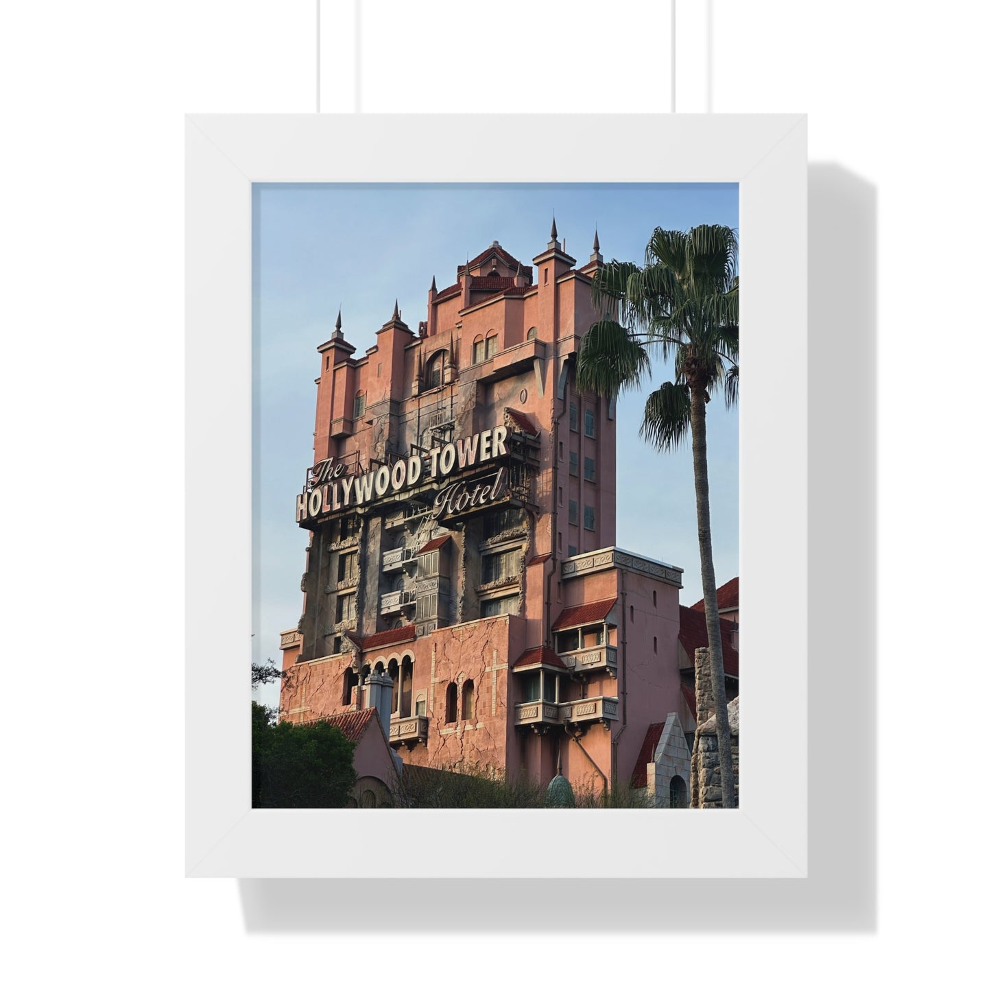 Hollywood Tower Hotel - Framed Print