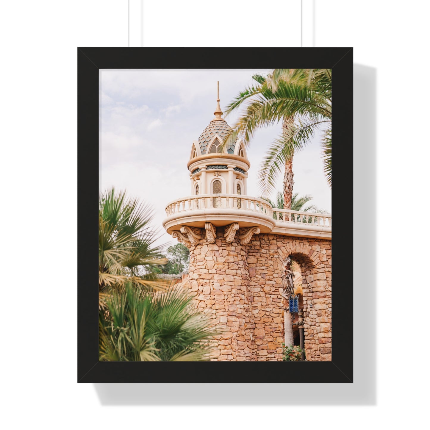 Mermaid's Castle Pillar - Framed Print