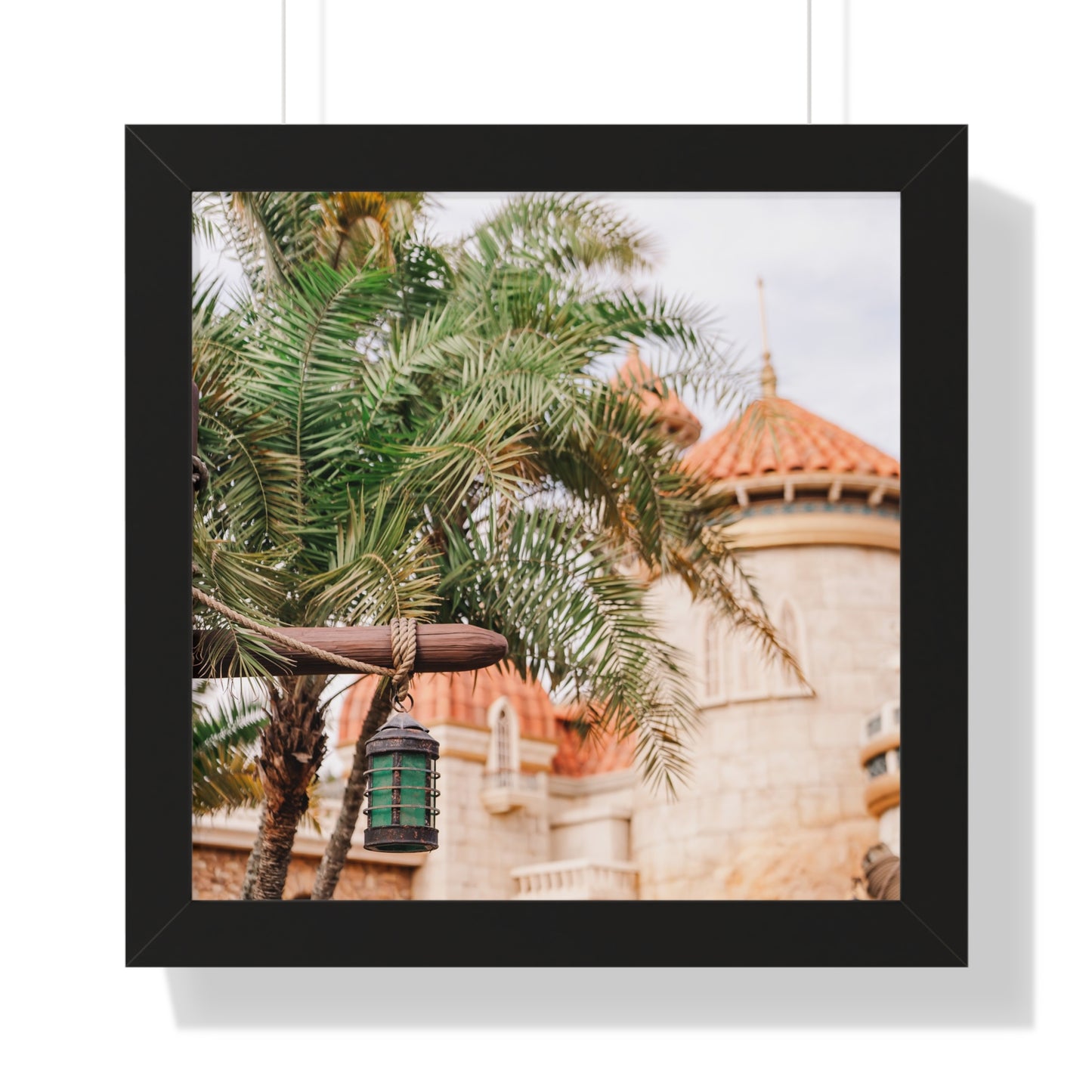 A Mermaid Palm - Framed Print