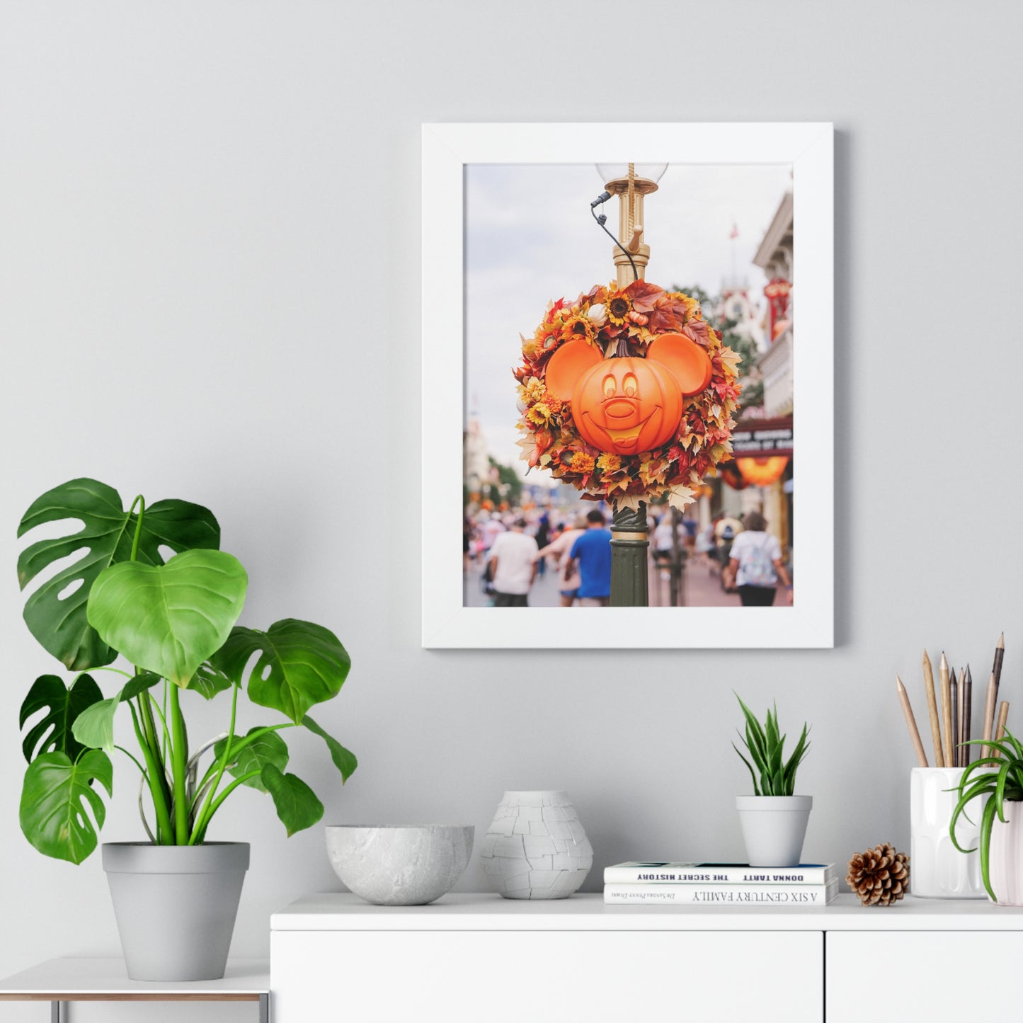 Pumpkin Mouse - Framed Print