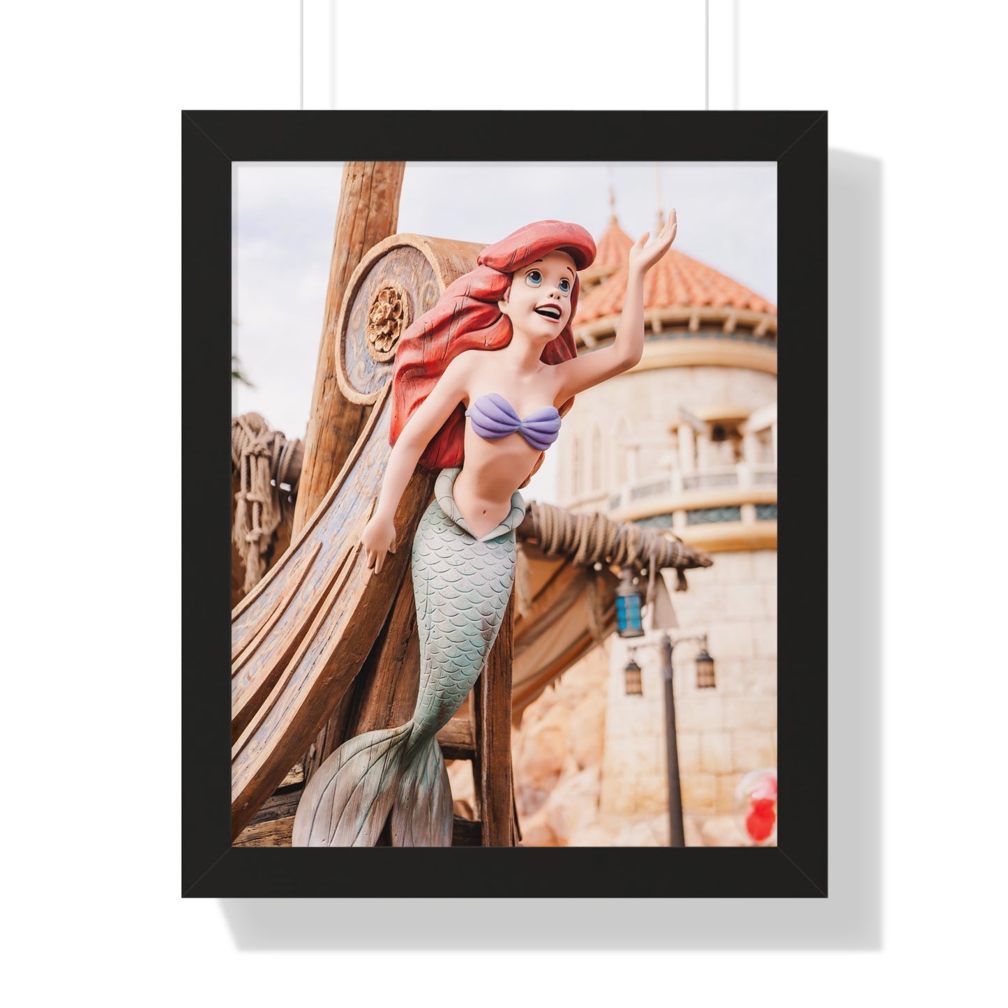 Mermaid Ship - Framed Print